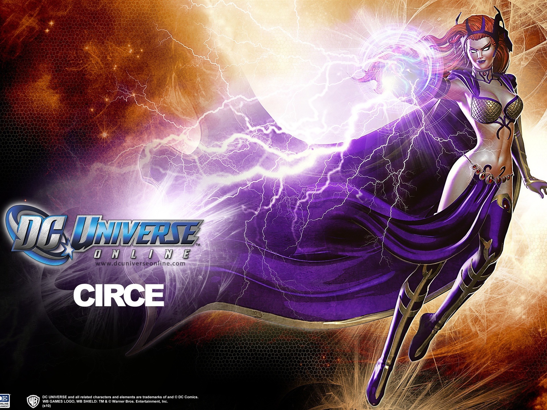 CIRCE DC Universe Online Game HD Desktop Wallpaper