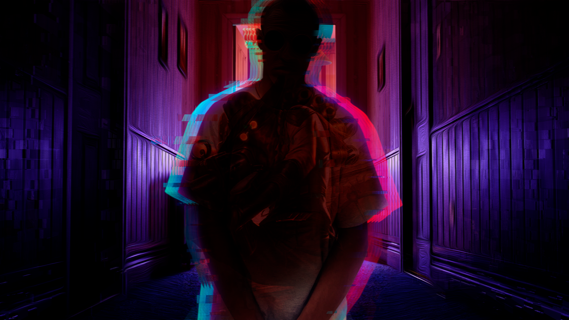 Wallpaper, night, neon lights, light, stage, darkness, screenshot, special effects, performance art 1920x1080