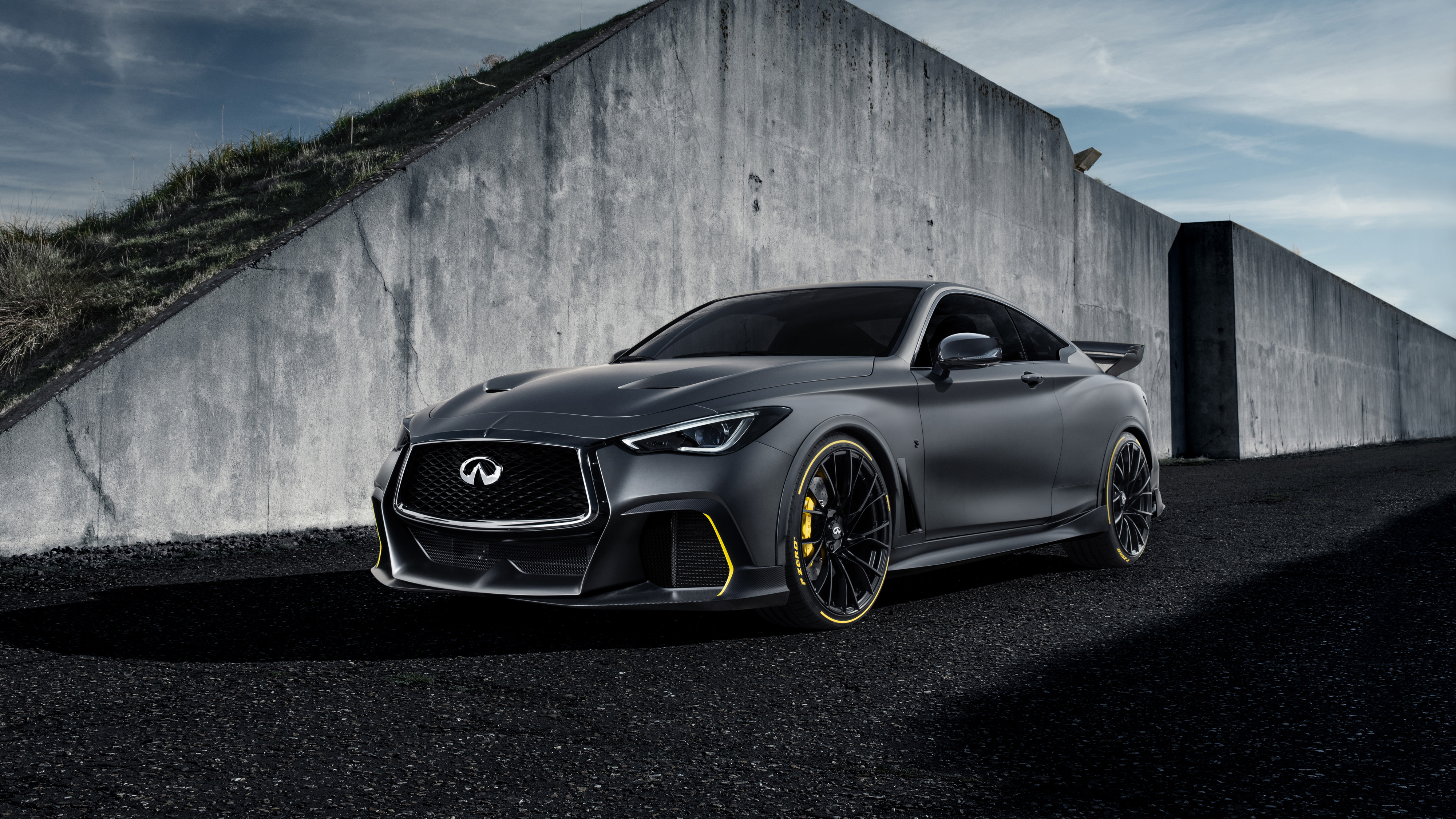 Infiniti Project Black S Prototype 4K Wallpaper. HD Car Wallpaper