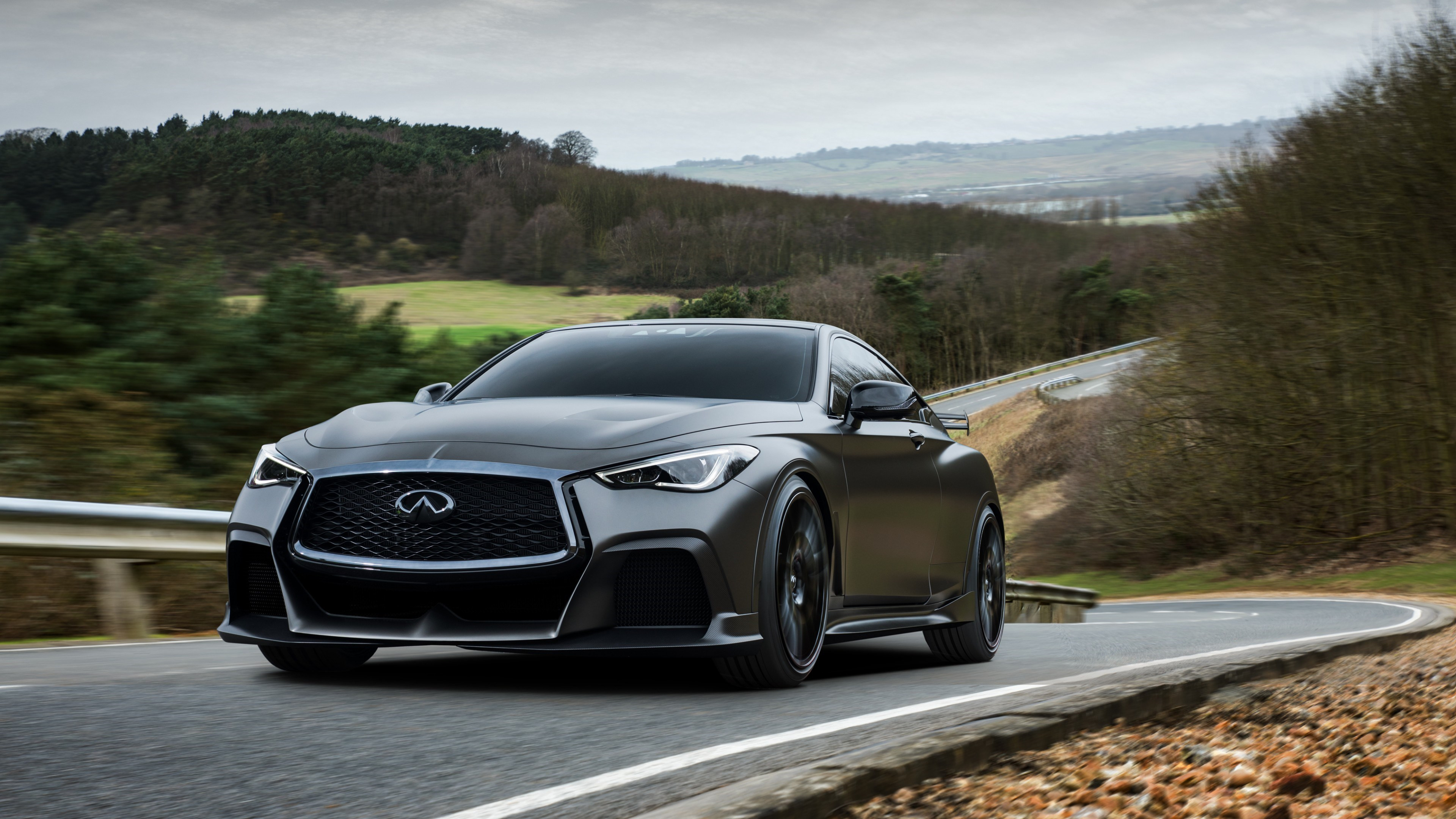 Download wallpaper: Infiniti Q60 Project Black S 3840x2160