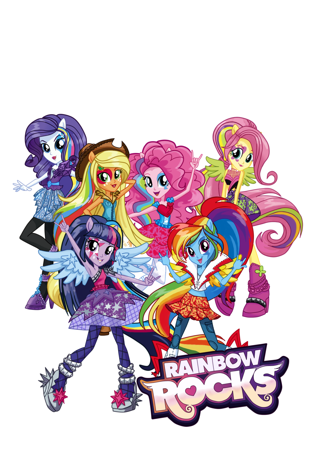 510 My Little Pony Equestria Girls: Rainbow Rocks Stock Photos