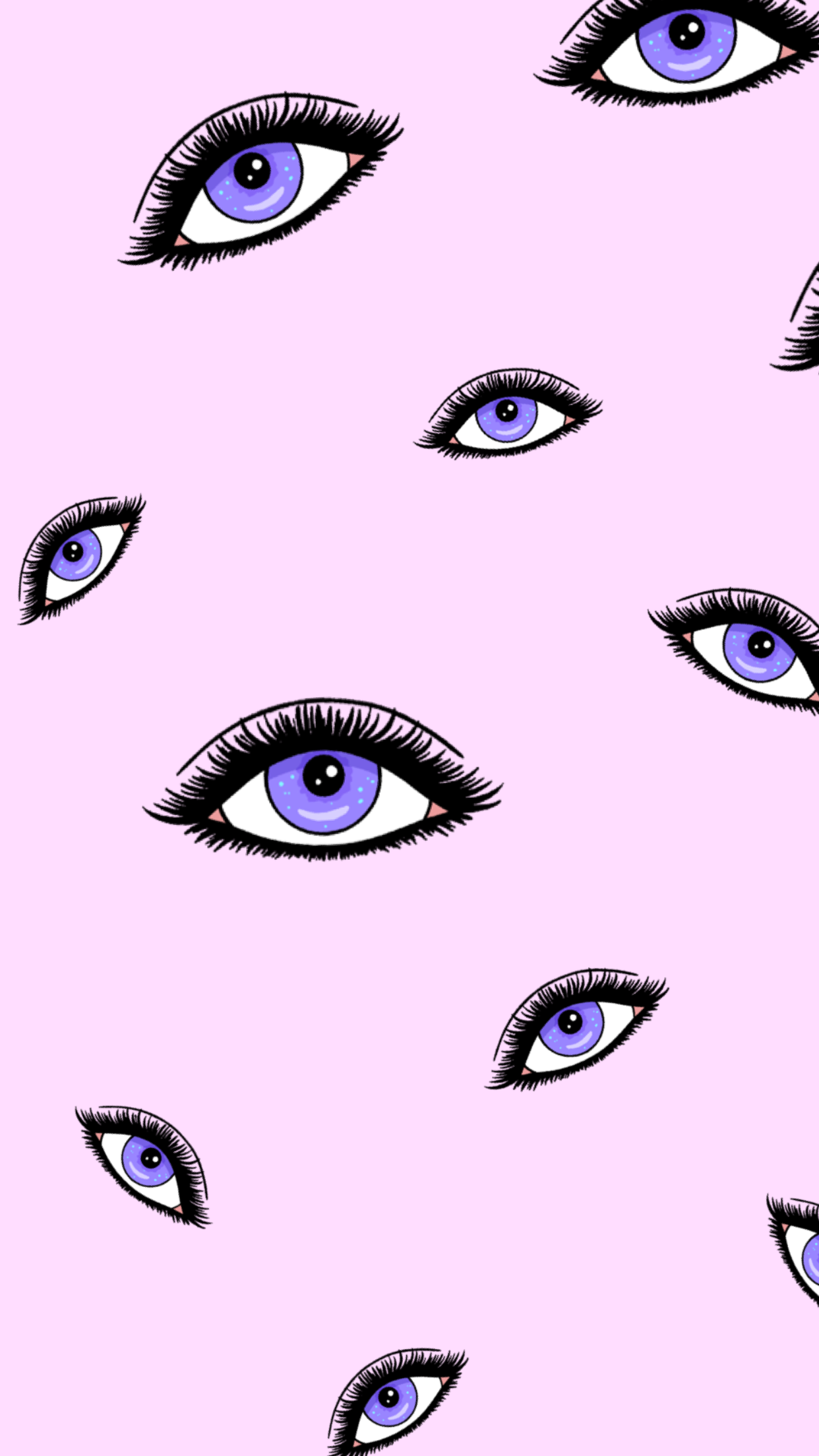 pink eyes wallpaper