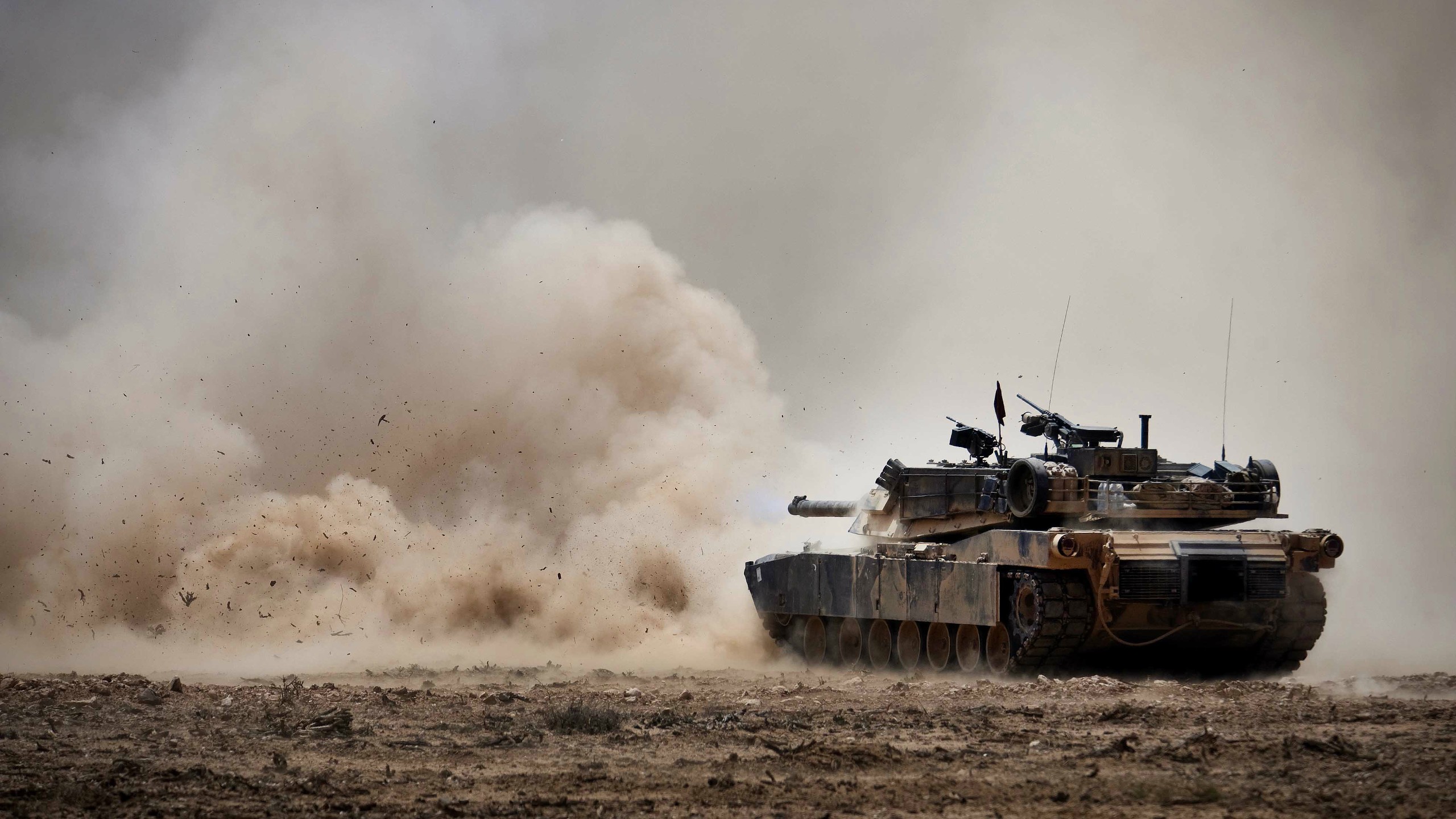 Wallpaper, weapon, tank, military, USMC, M1 ABRAMS, atmosphere of earth, combat vehicle 2560x1440