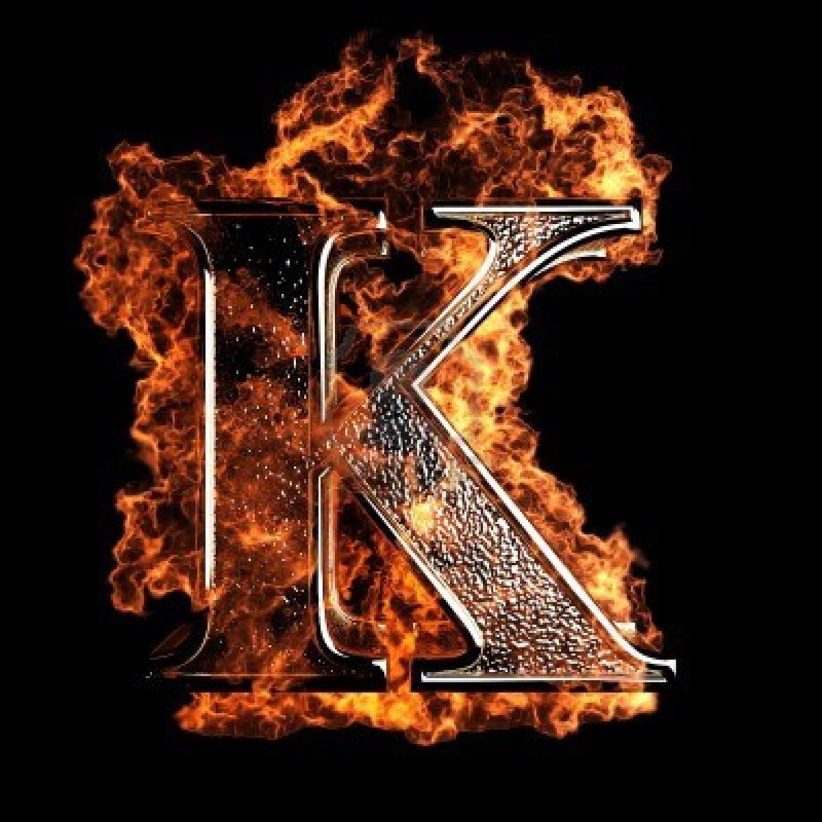 Letter K Fire Wallpapers - Wallpaper Cave