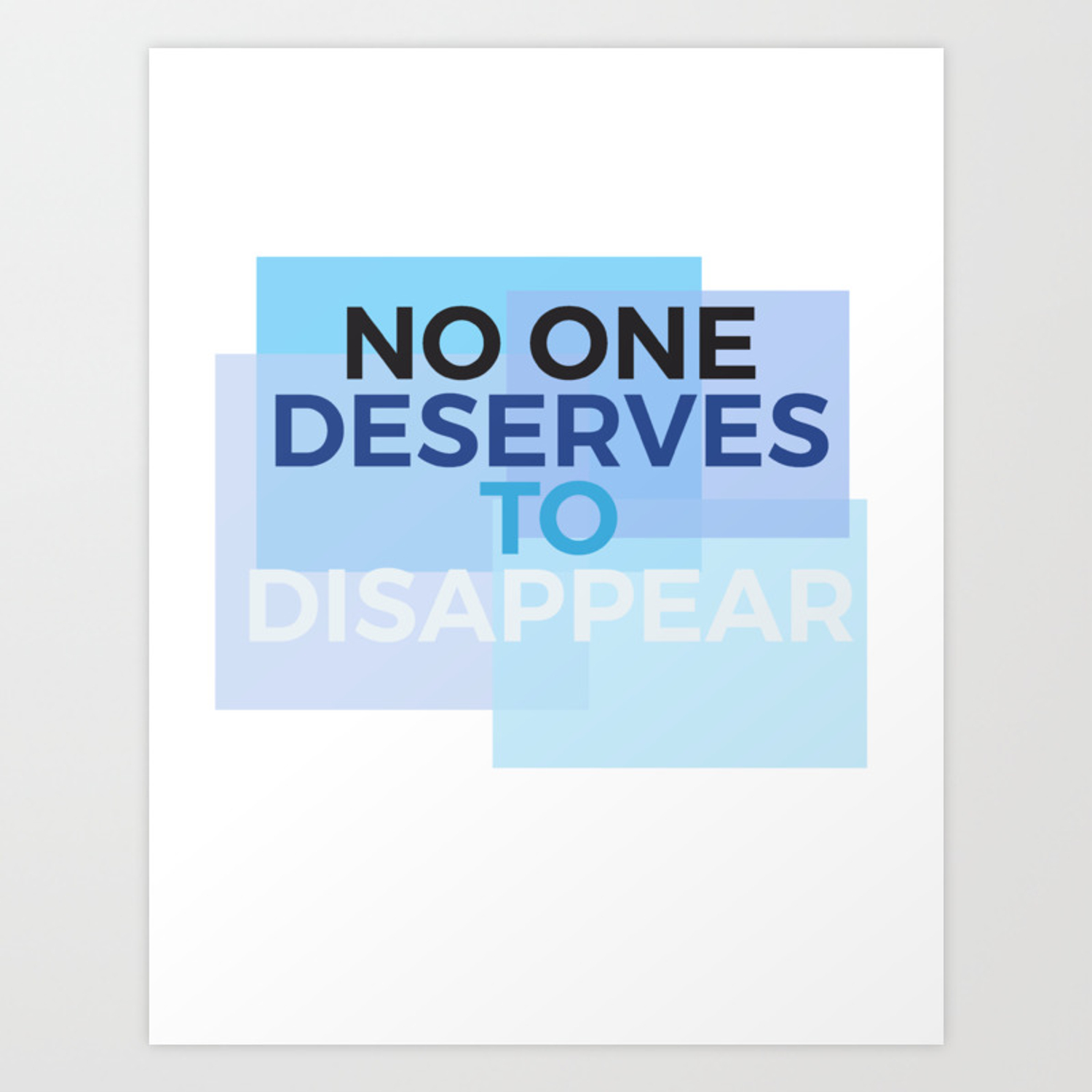Disappear Evan Hansen Art Print