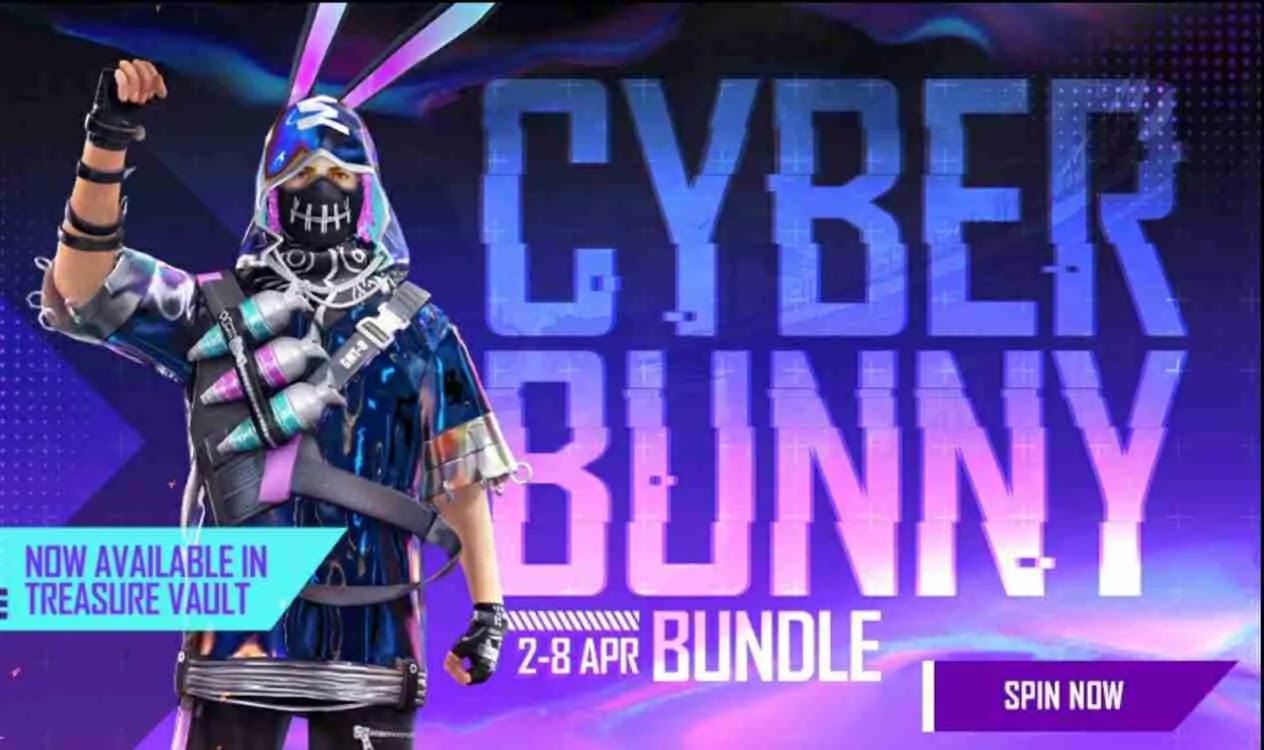 Free Fire Cyber Bunny Bundle Redeem Code For Free. BihariRockers Fire Redeem Code Today