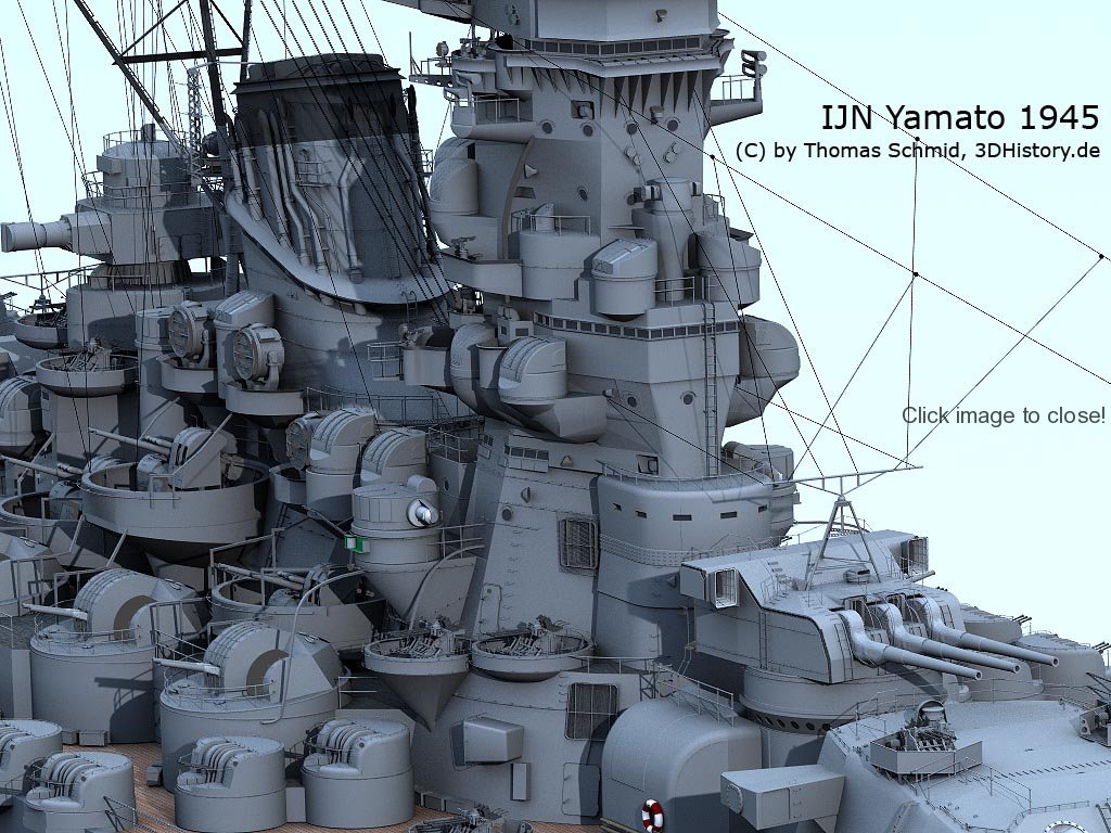 IJN Yamato_detail01 by 3Dhistory 3D Modeling Military