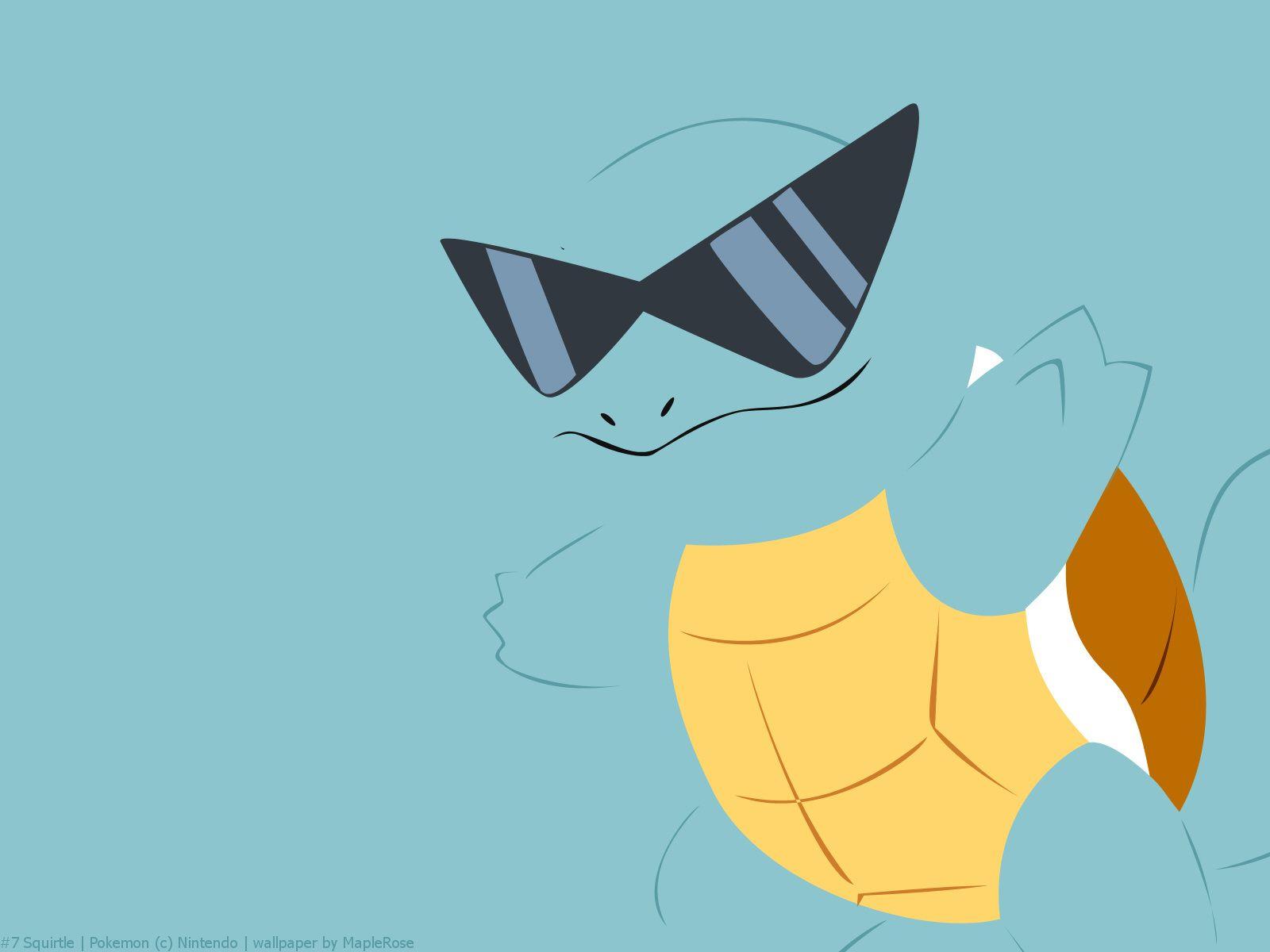 Squirtle with Glasses Wallpaper Free Squirtle with Glasses Background