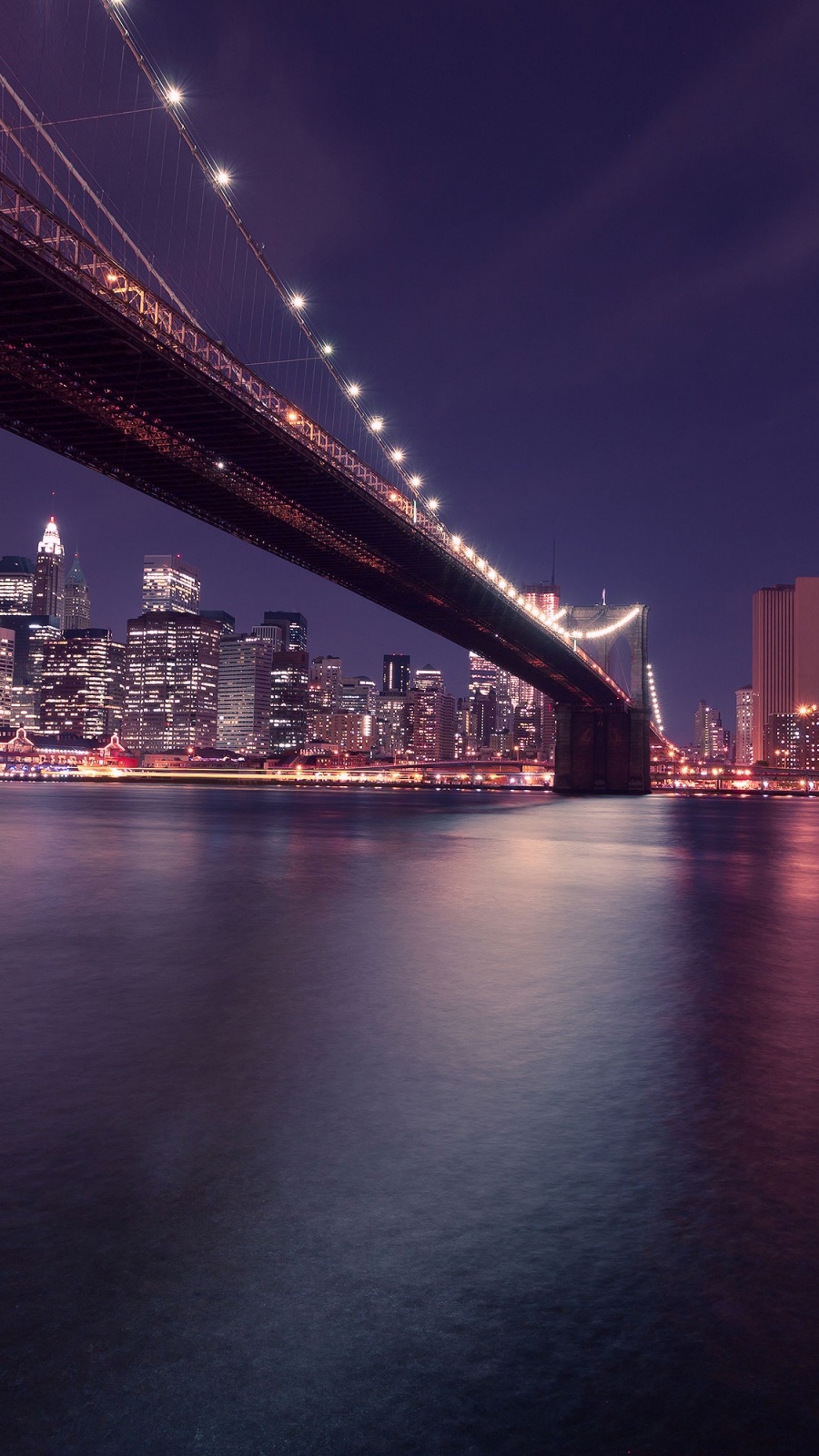 The Night Of The Bridge Mobile Wallpaper