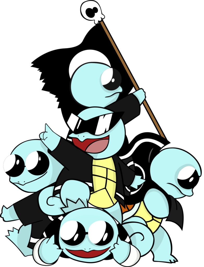 Squirtle Squad (Collab Commission) By Videogamehunter. Squirtle Squad, Squirtle, Pokemon Background