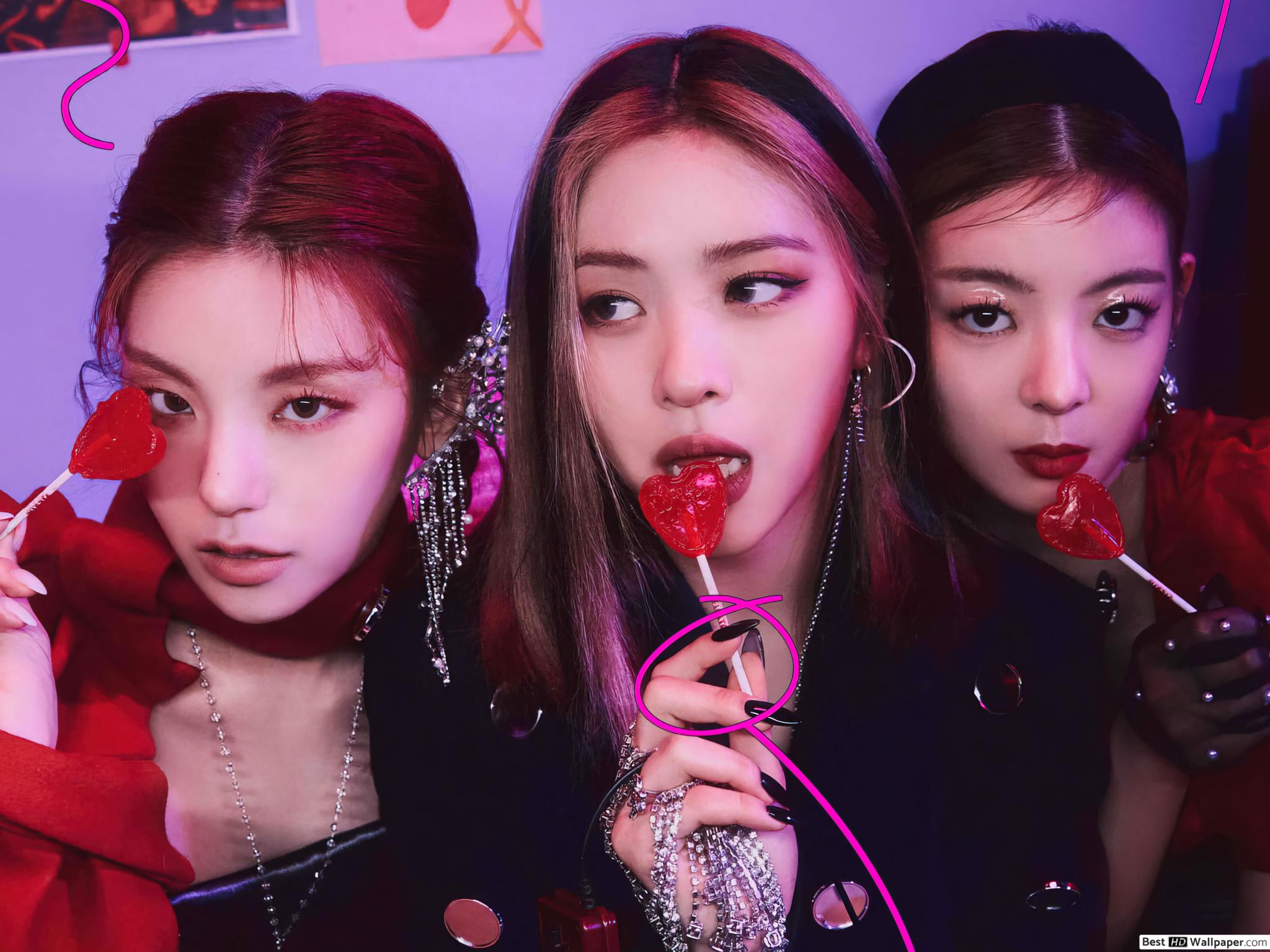 ITZY's 'Yeji & Yuna with Lia' in 'Mafia in the Morning' MV Shoot The Album Who 2021 HD wallpaper download