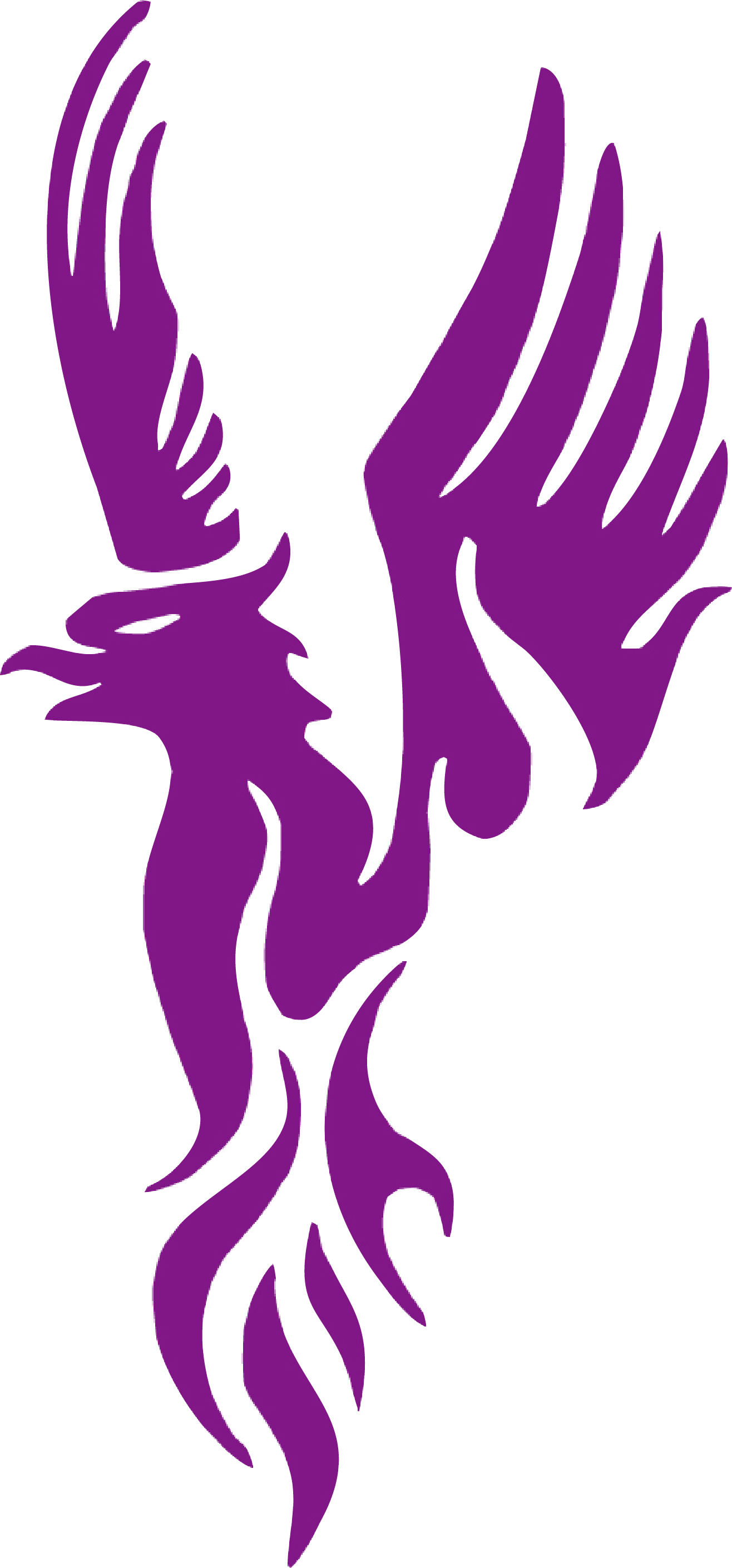 Purple bird Logos