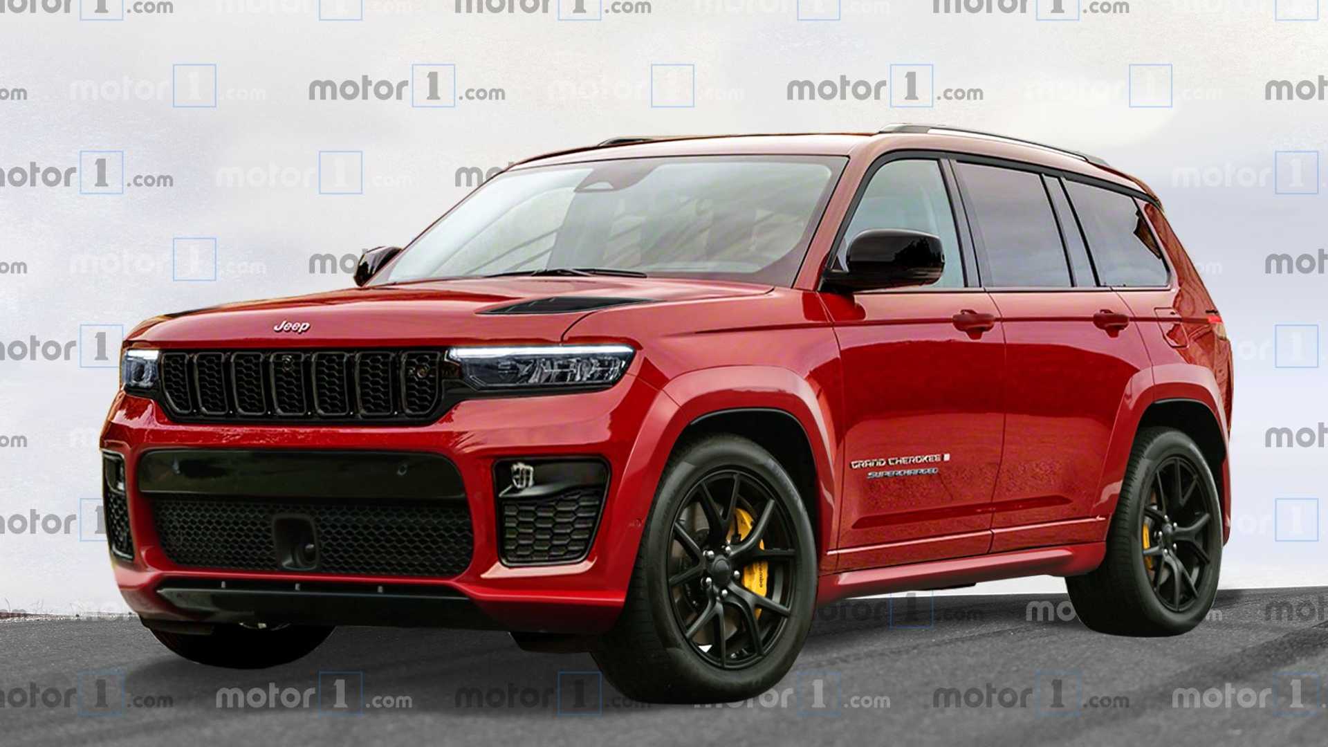 Jeep Grand Cherokee L Trackhawk Unofficially Rendered As 3 Row Super SUV