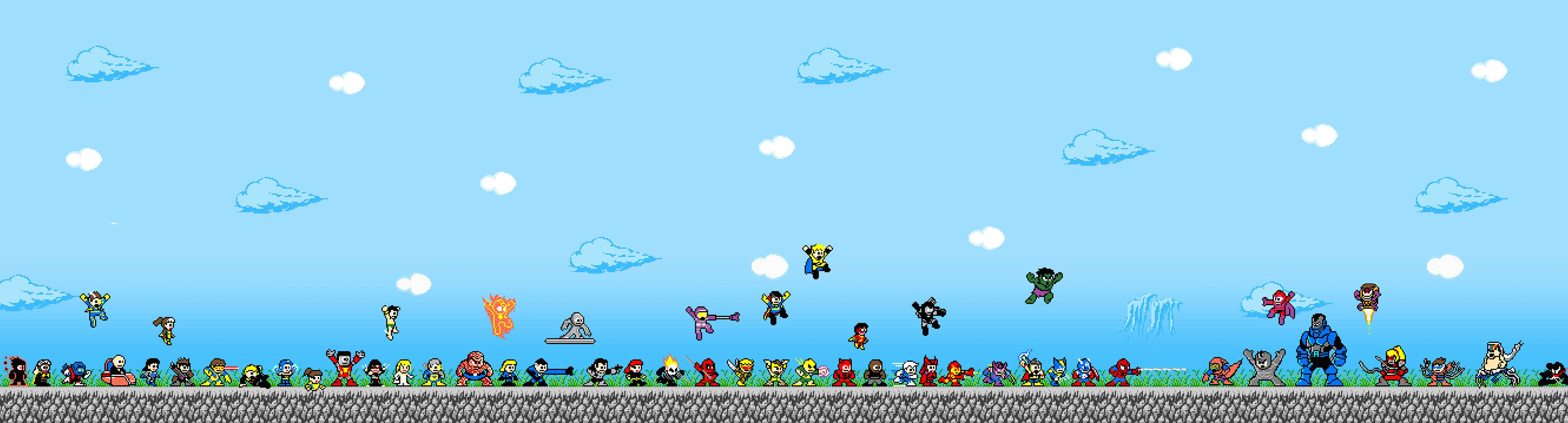 Double Wide Wallpaper: Wallpaper