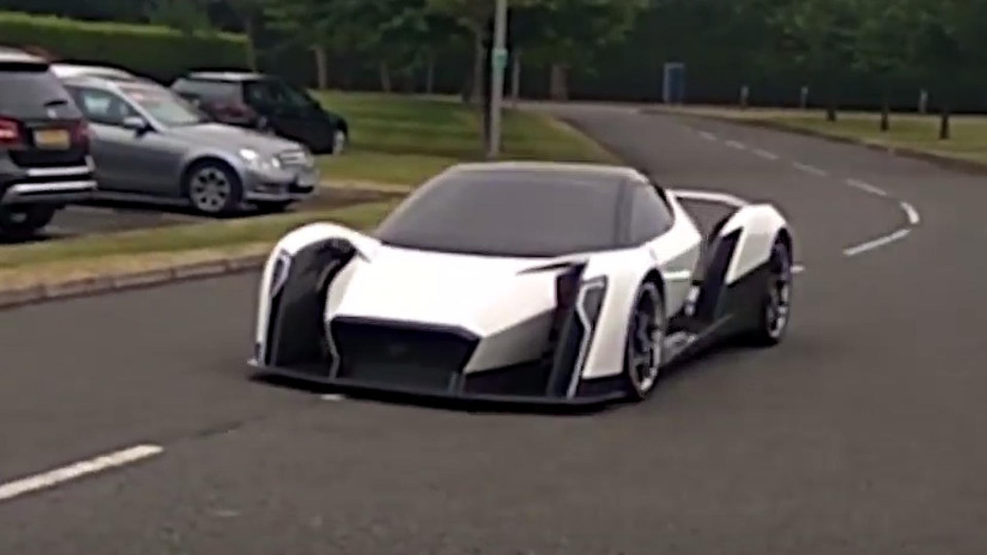 Vanda Dendrobium Electric Hypercar Spotted On The Move