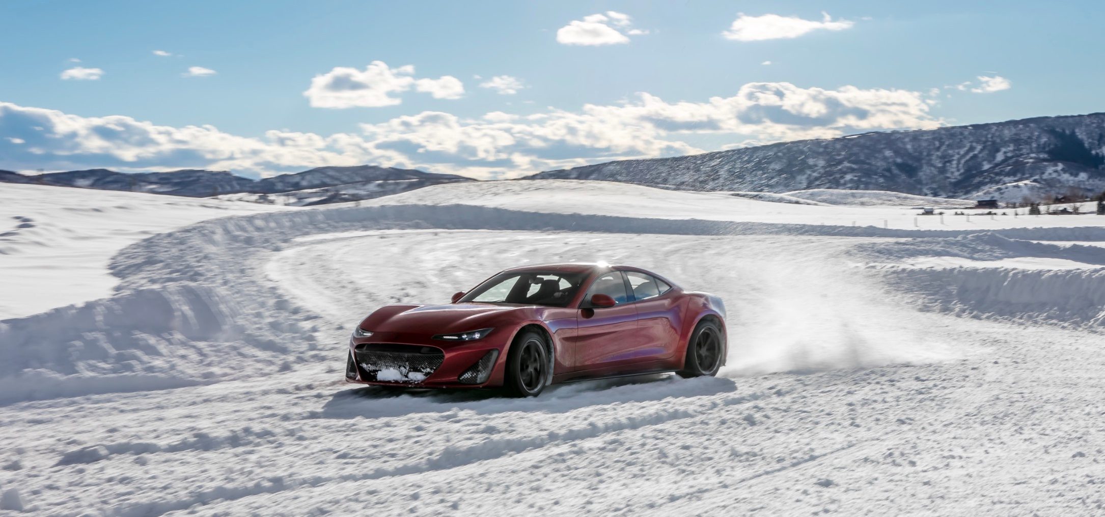 Watch stunning footage of Drako's $1.2 million electric supercar driving in the snow