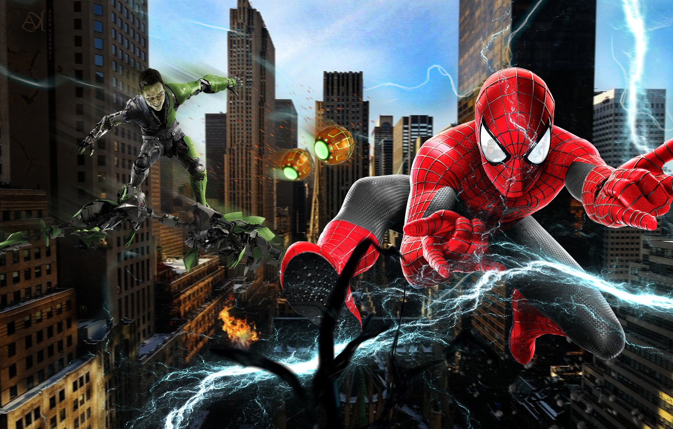 Wallpaper Superhero, Marvel, Spider Man, The Amazing Spider Man, High Voltage, The Amazing Spider Man For Desktop, Section фильмы