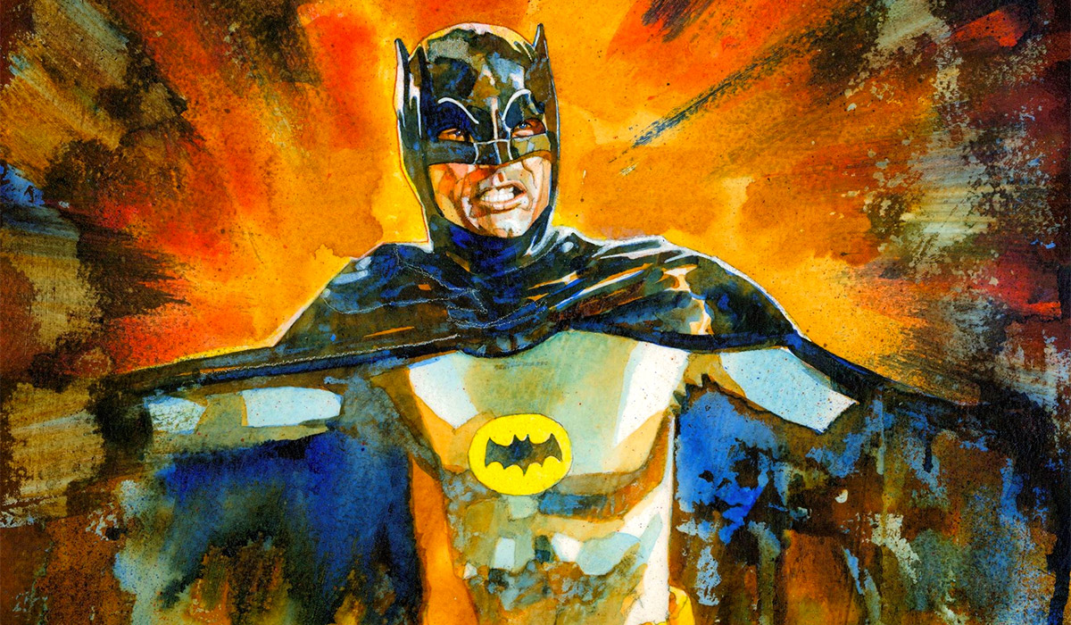 Adam West Batman Painting