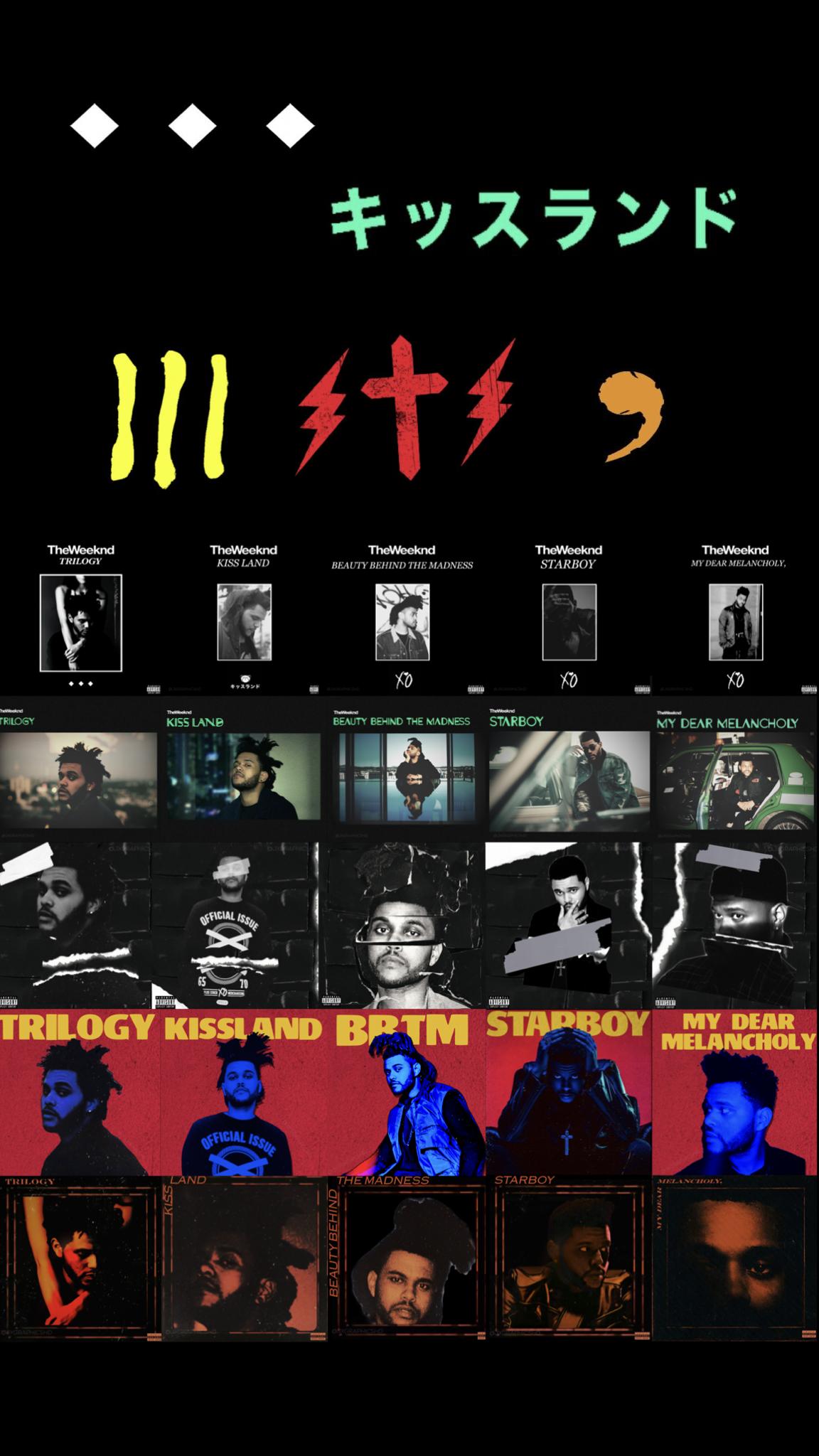DIY Wallpapers The Weeknd albums inspired  rTheWeeknd
