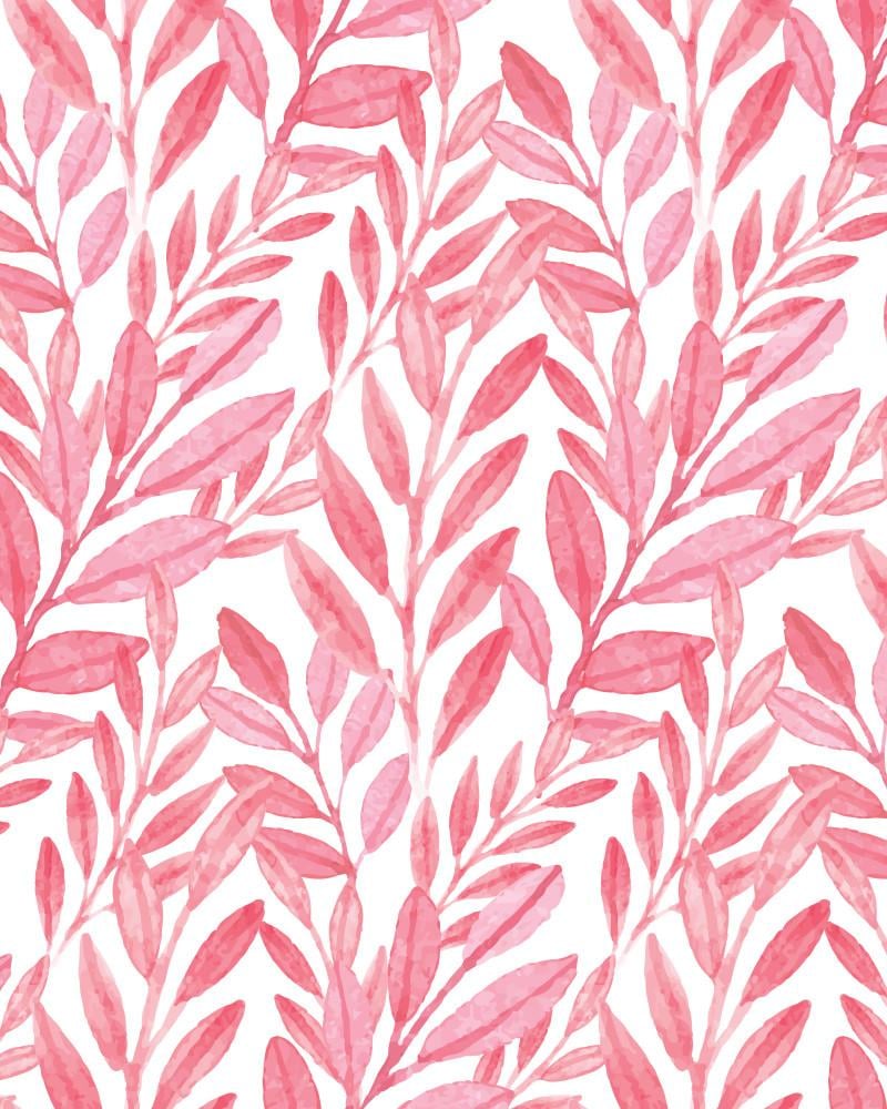Design, Ferns, And Floral Image Wallpaper Watercolor
