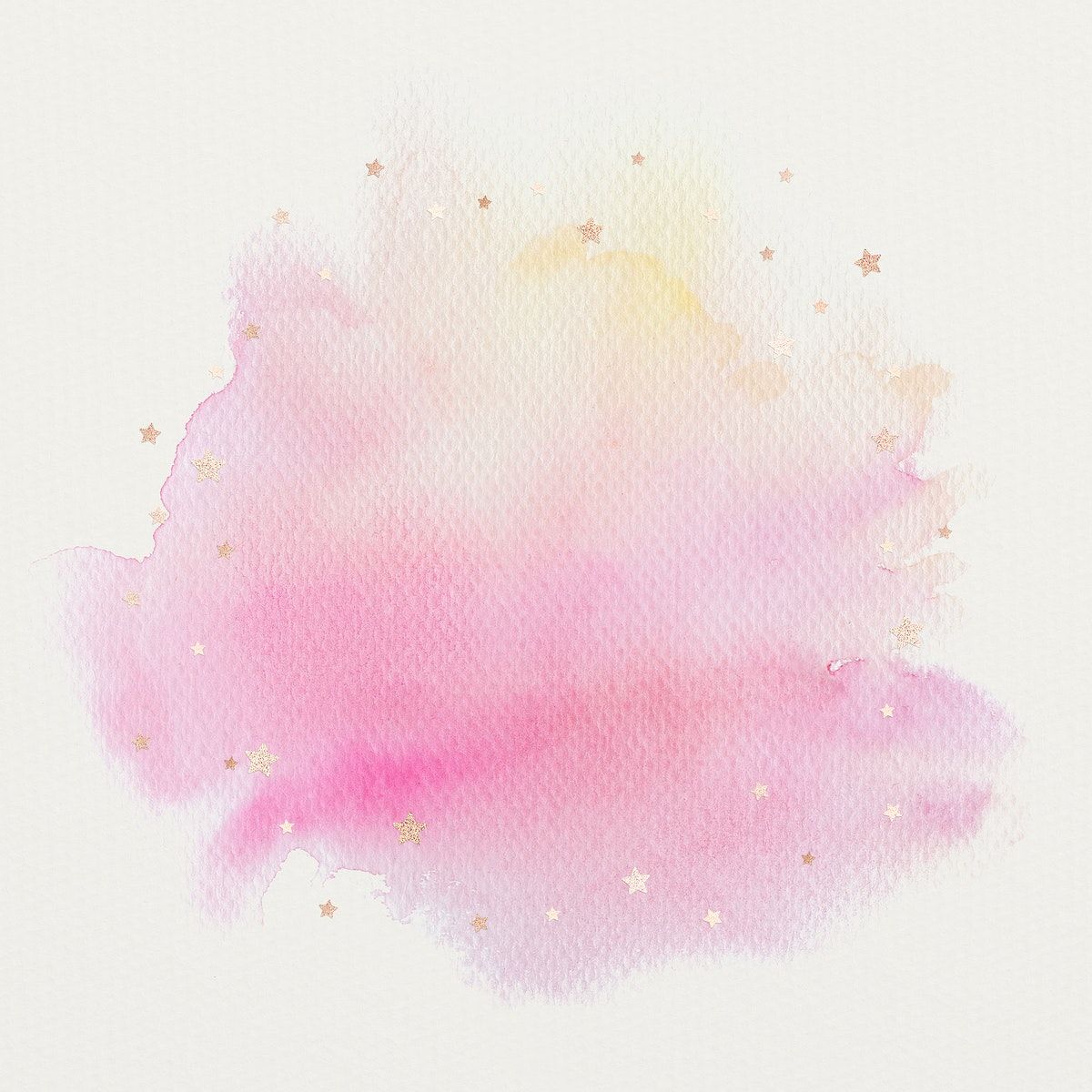 Pink abstract watercolor blob on beige background. free image by rawpixel.c. Watercolour texture background, Watercolor pattern background, Watercolor background