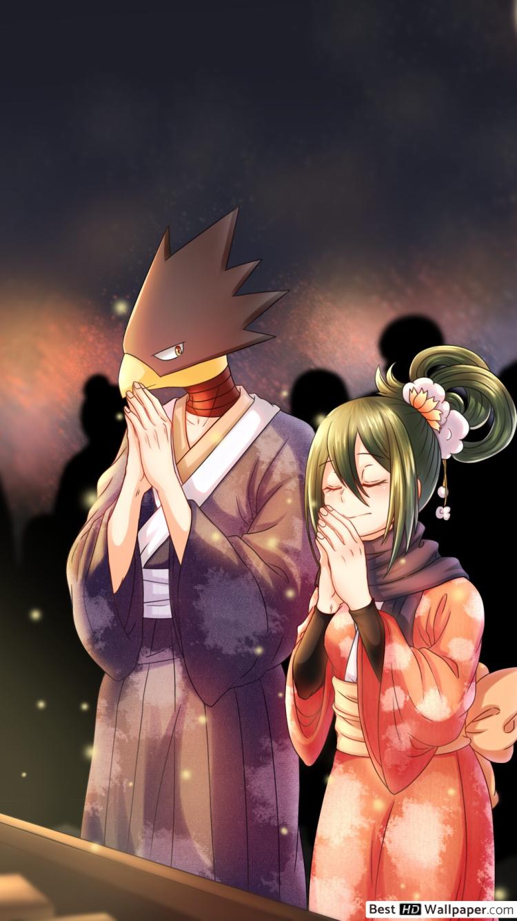 Femikage and Tsuyu, My Hero Academia HD wallpaper download