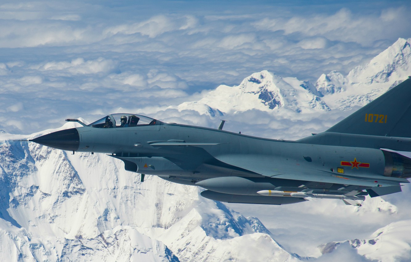 Wallpaper fighter, Mountain, Jet, airplane, J- Chinese airforce image for desktop, section авиация