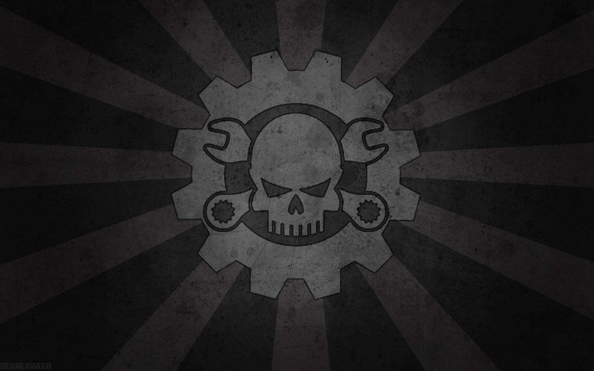 skulls, Black, Death, Dark, Gray, Mechanical, Plain Wallpaper HD / Desktop and Mobile Background