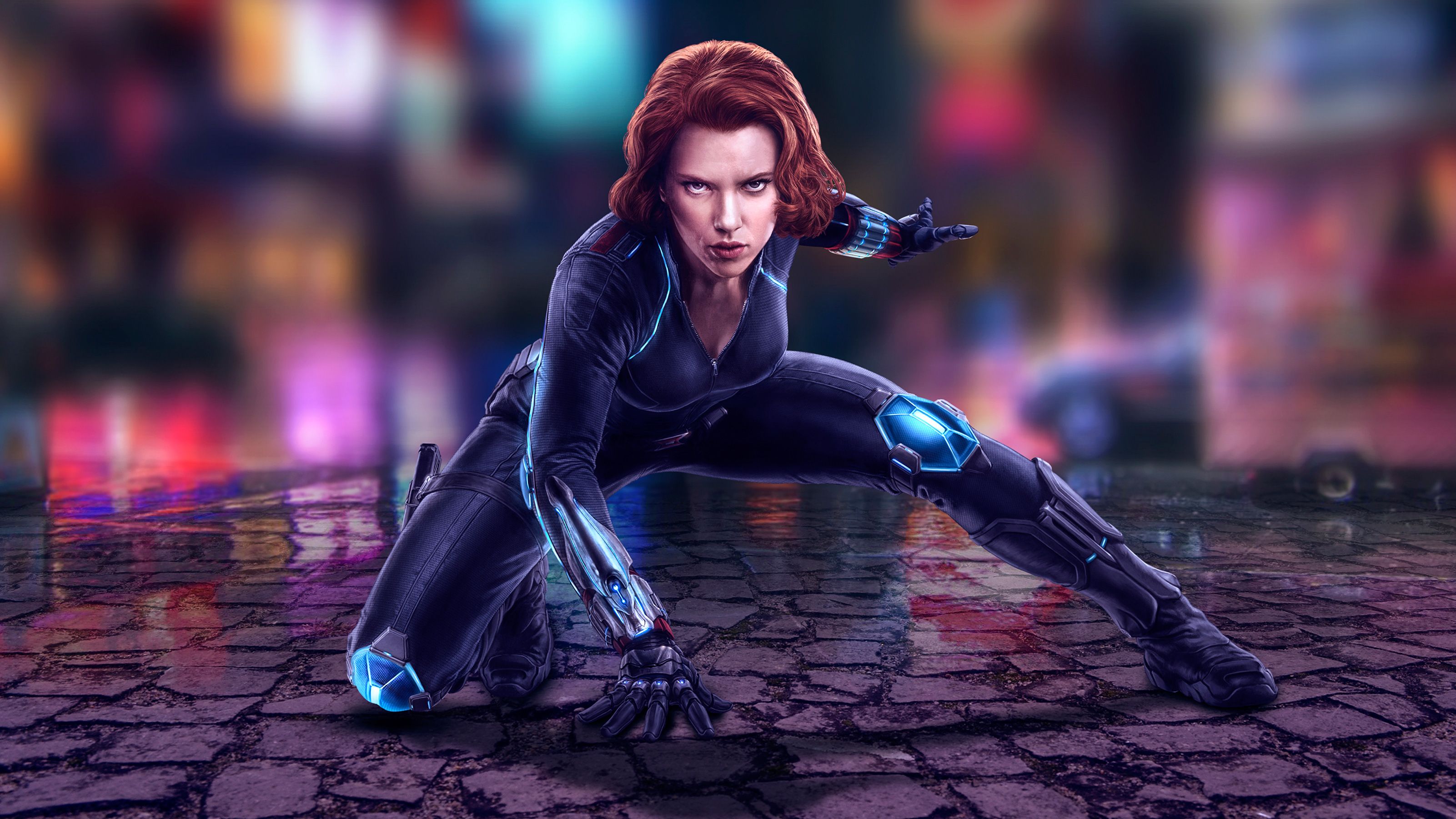 Black Widow Desktop Wallpaper