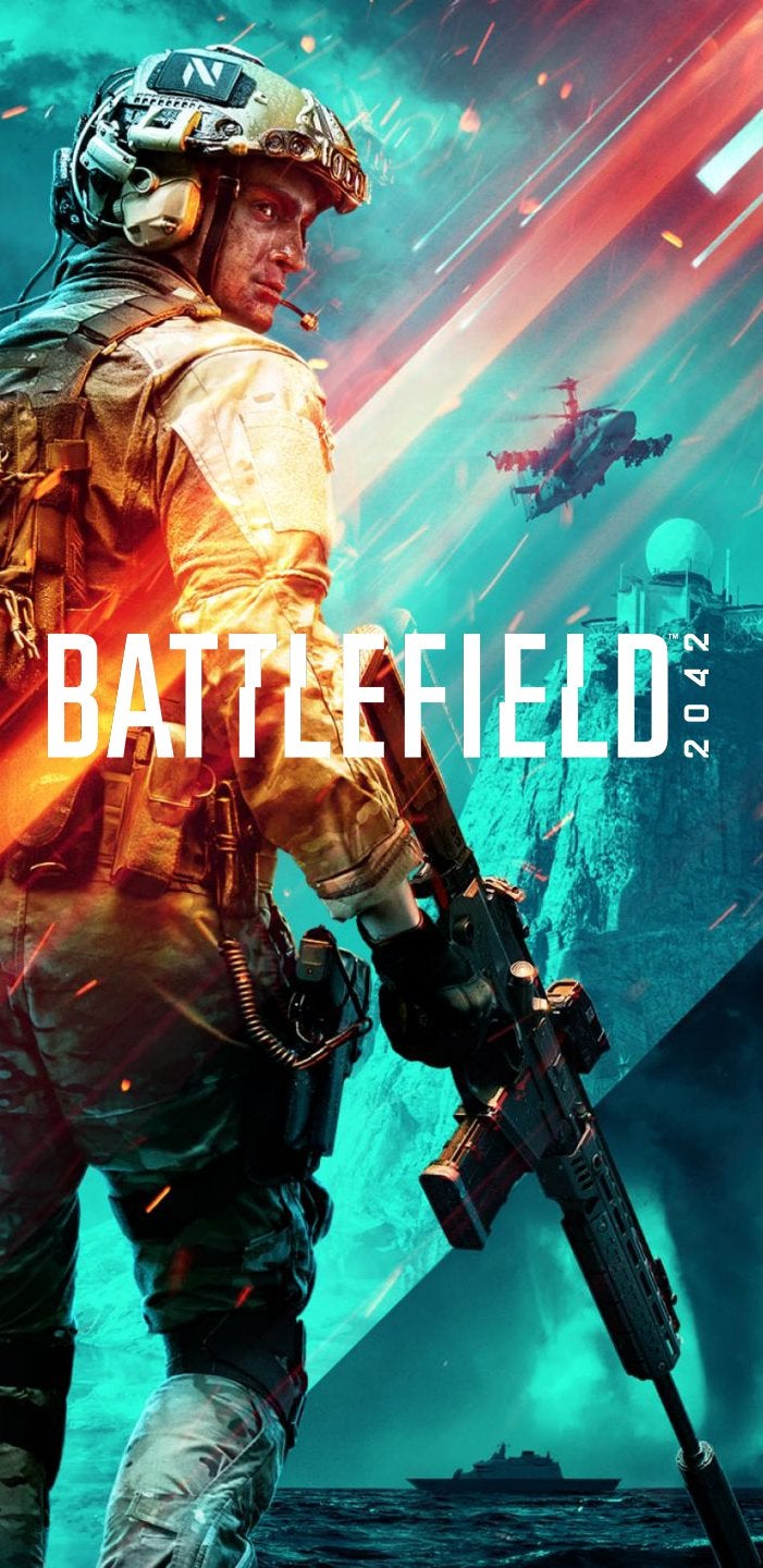 BF2042 Battlefield 2042 phone wallpaper from the official box cover: Battlefield