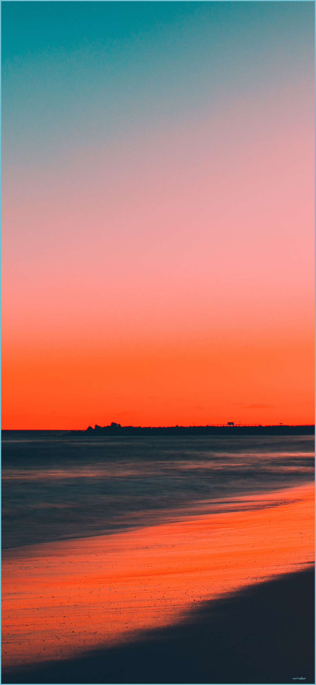 Sunset By The Beach HD Wallpaper