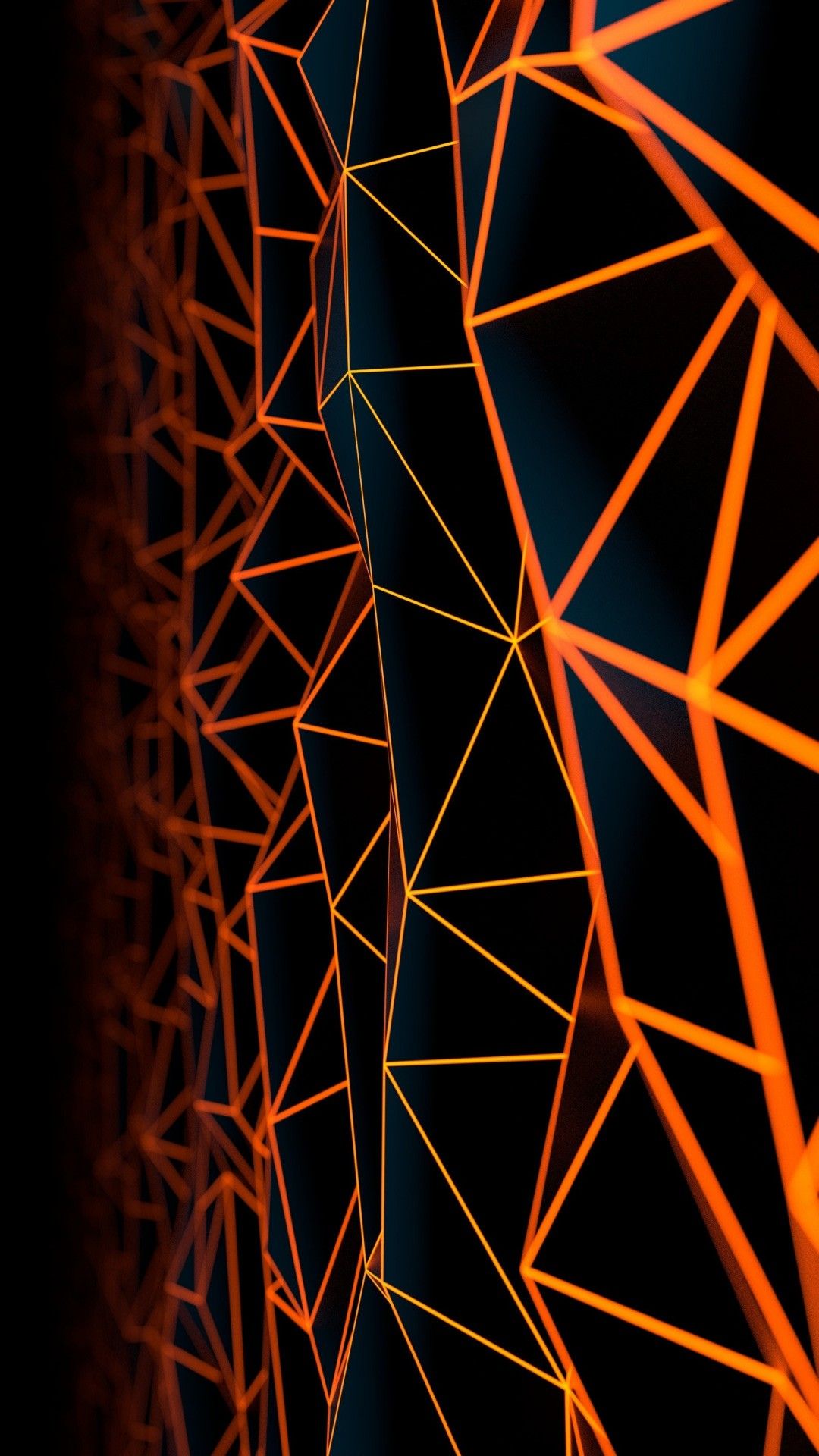 Black And Orange Mobile Wallpapers Wallpaper Cave