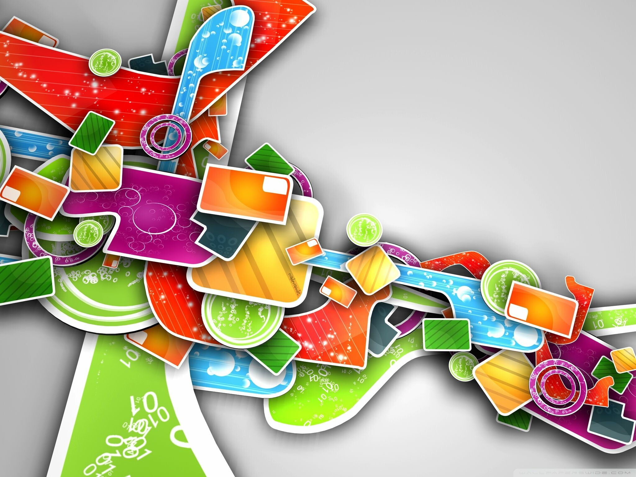 Colorful Abstract Art Wallpaper: HD, 4K, 5K for PC and Mobile. Download free image for iPhone, Android