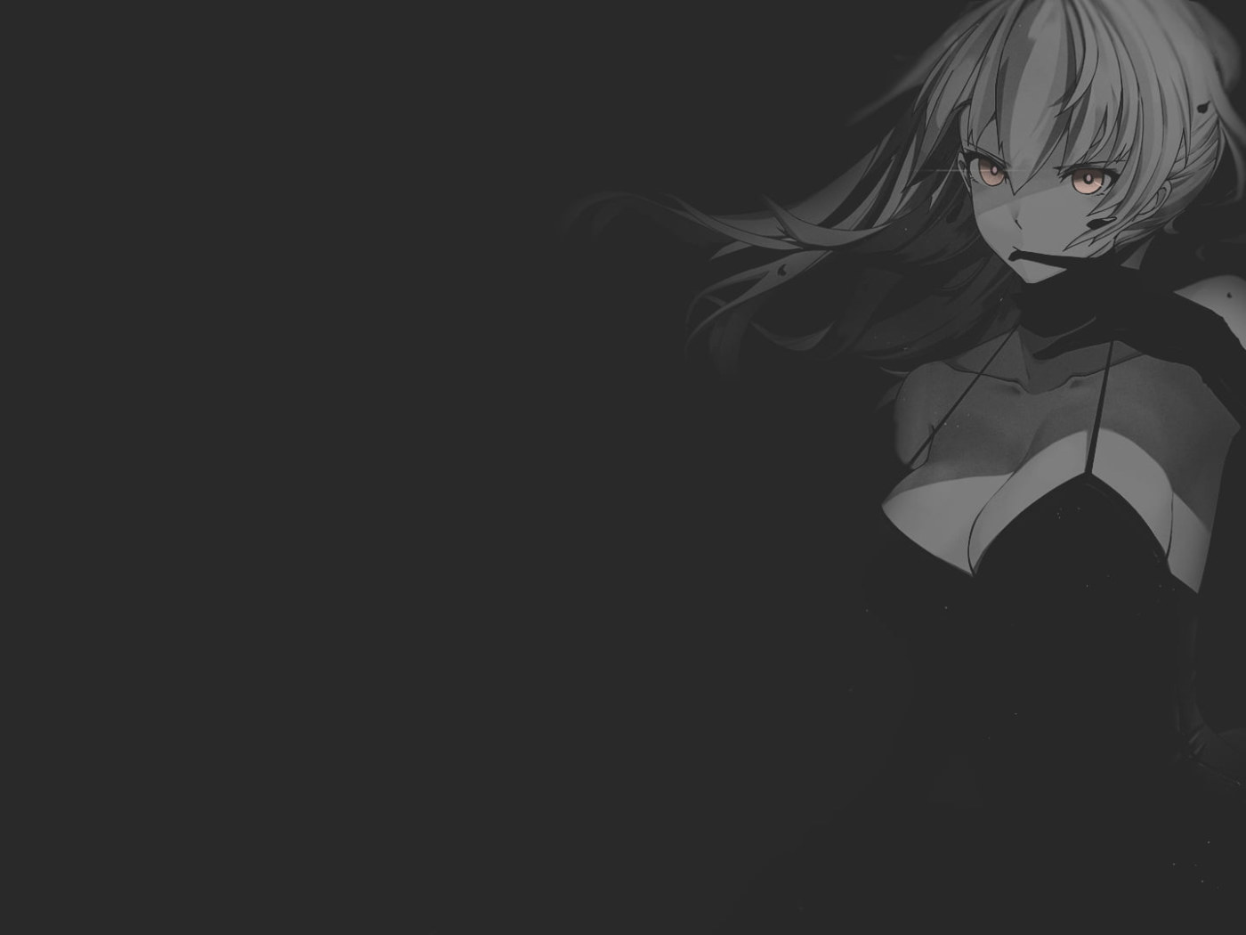Wallpaper Fate Stay Night Anime Illustration, Minimalism, Texture, Black Background • Wallpaper For You HD Wallpaper For Desktop & Mobile