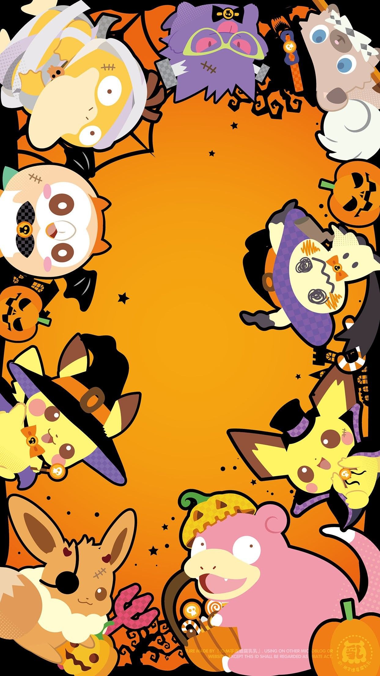 Phone wallpaper. Cute pokemon wallpaper, Ghost pokemon, Pokemon halloween