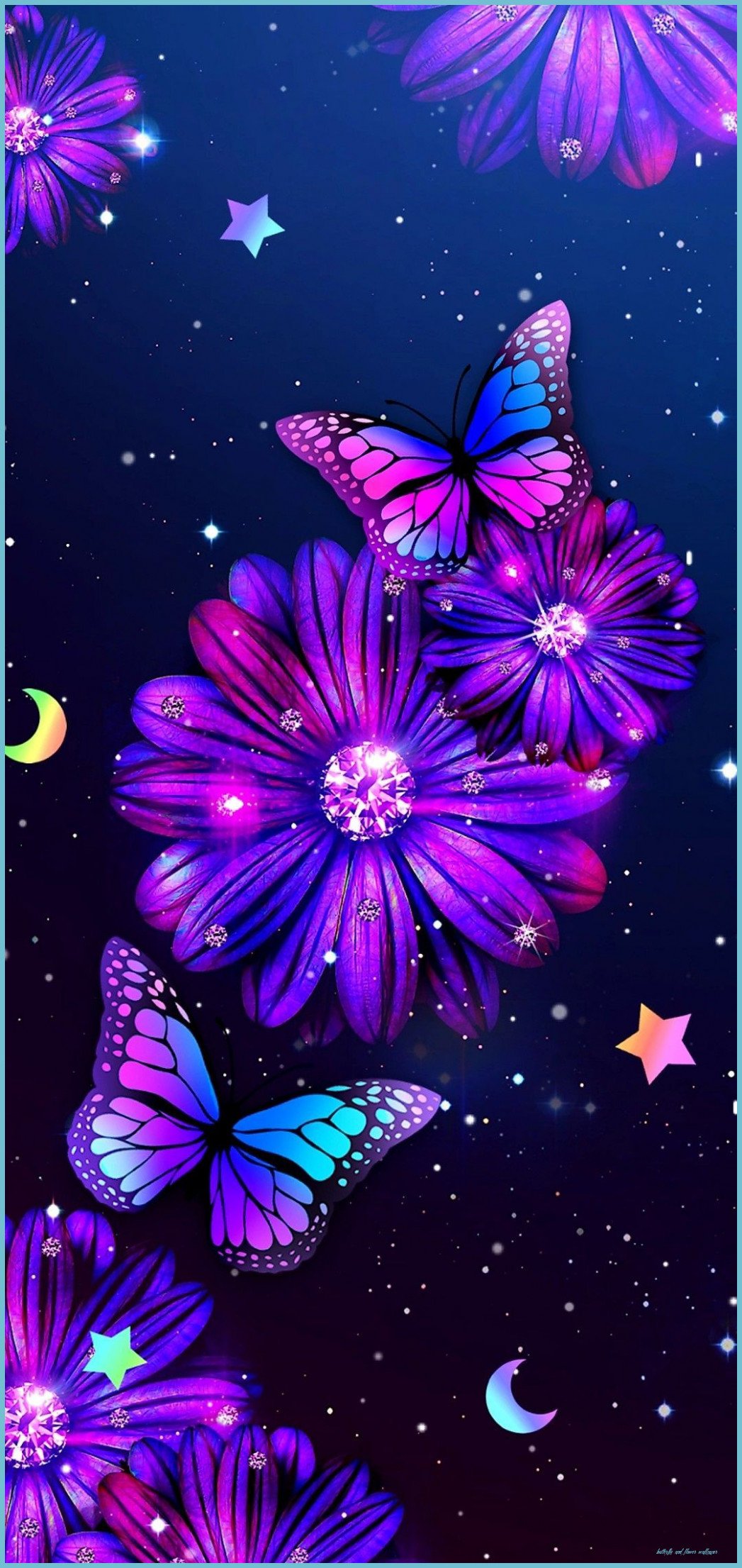 Flowers And Butterfly Aesthetic Wallpapers - Wallpaper Cave