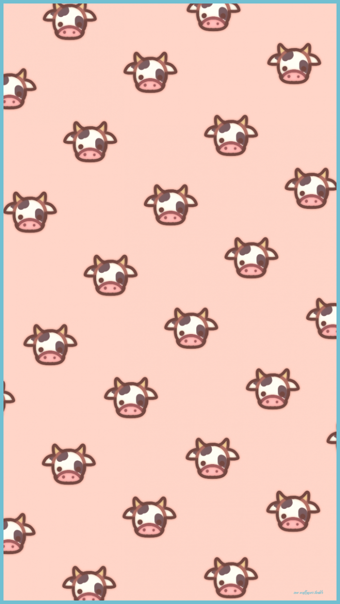 Aesthetic Cow Pink Wallpapers Wallpaper Cave