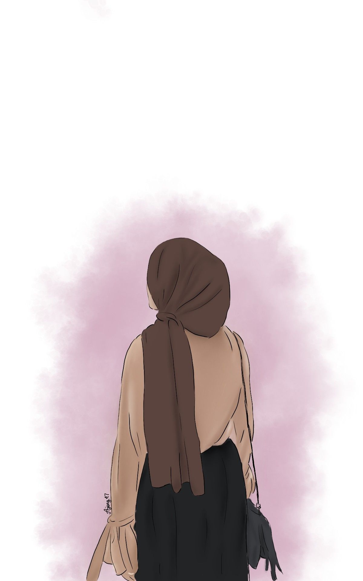 Ilustrasi hijab. Girls cartoon art, Cute cartoon wallpaper, Islamic artwork