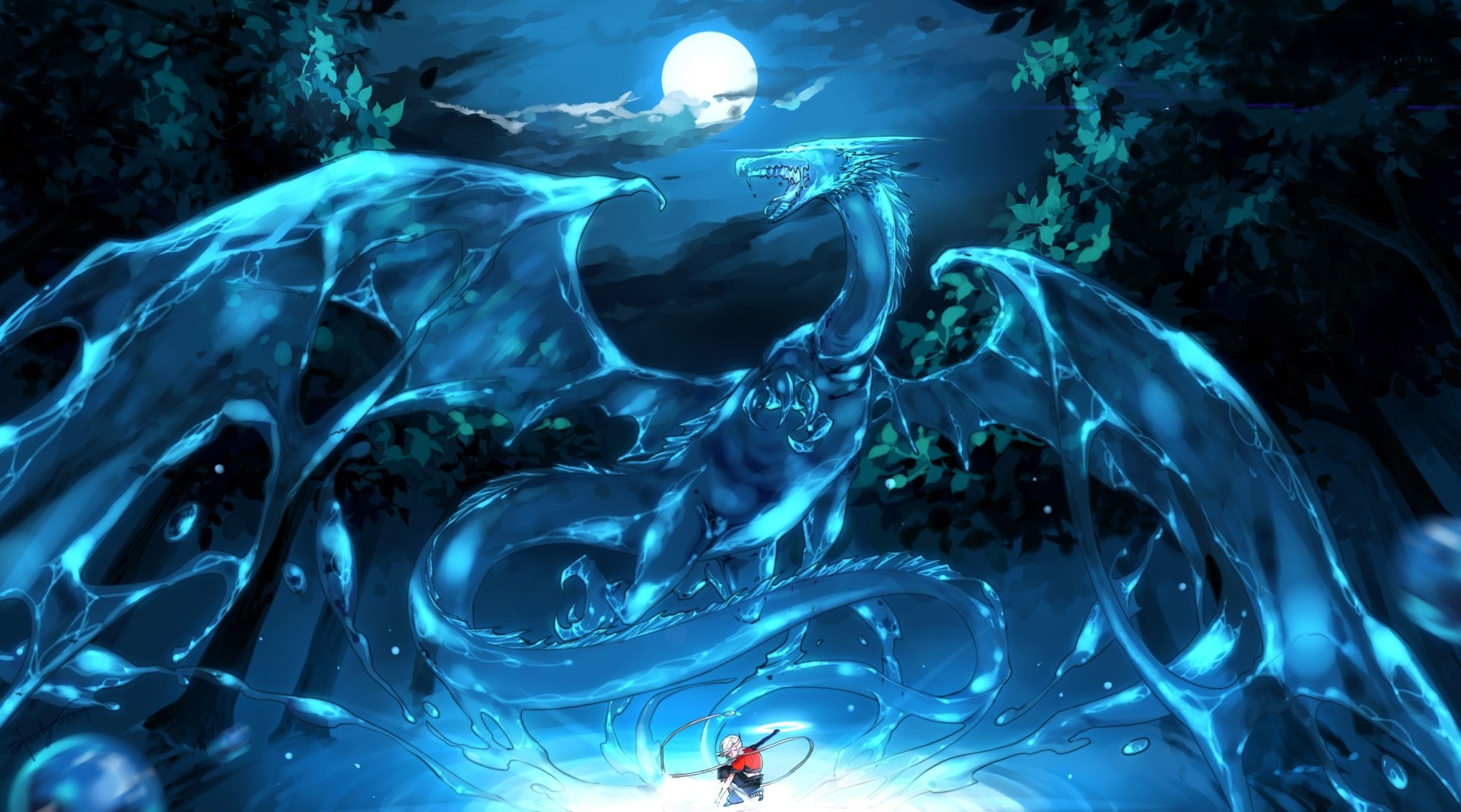 dragon, Anime Wallpaper HD / Desktop and Mobile Background