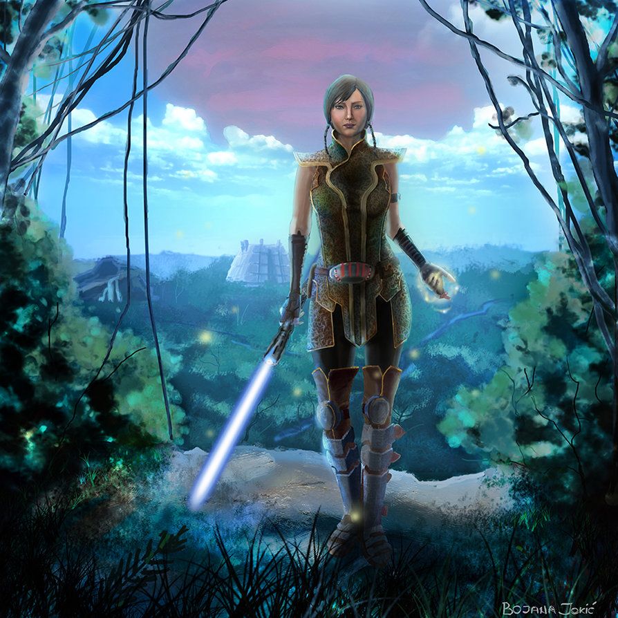 Grand Master Satele Shan by BojanaJokic. Star wars, Star wars picture, Satele shan