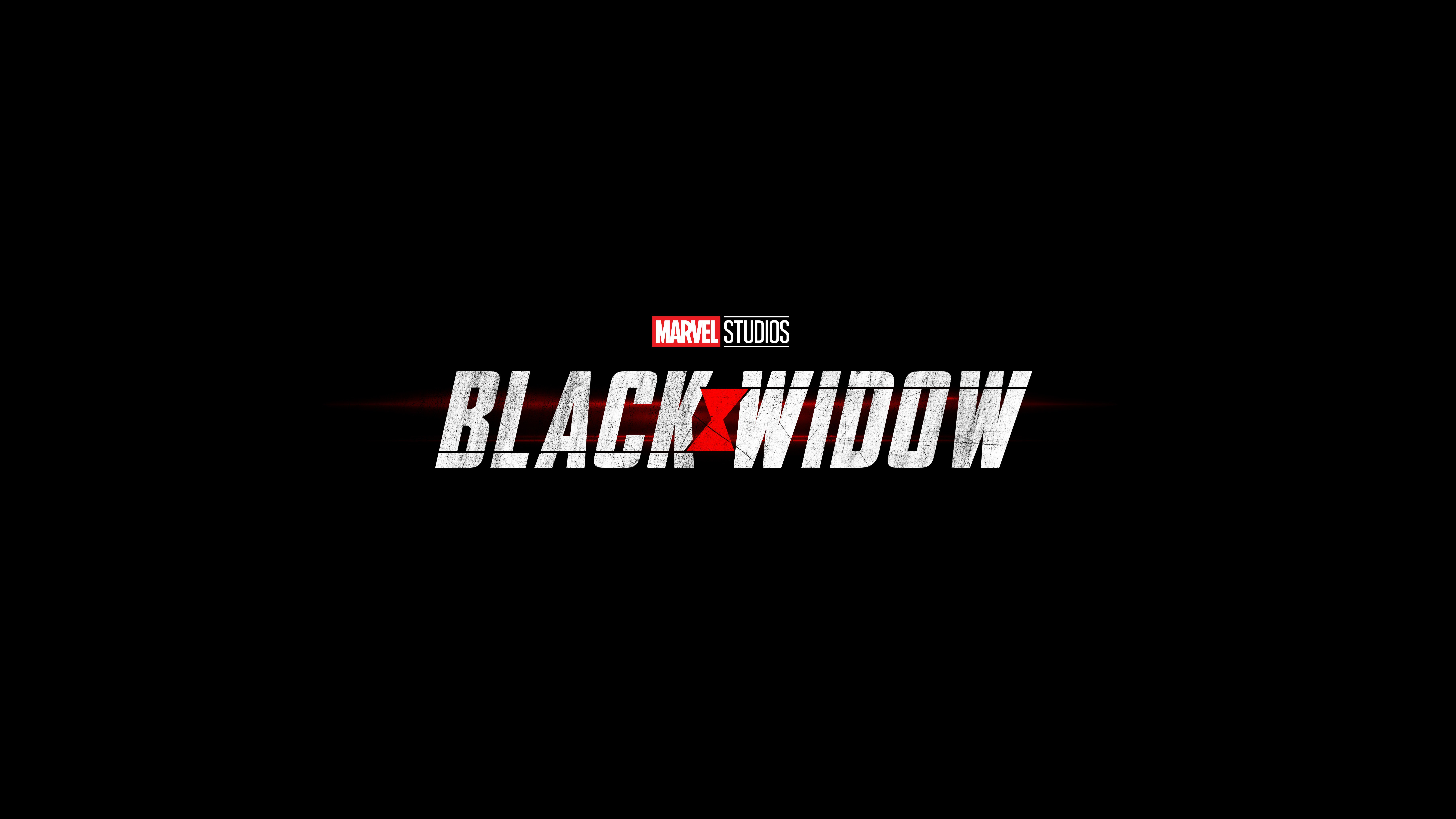 Black Widow: Logo 4k Ultra HD Wallpaper