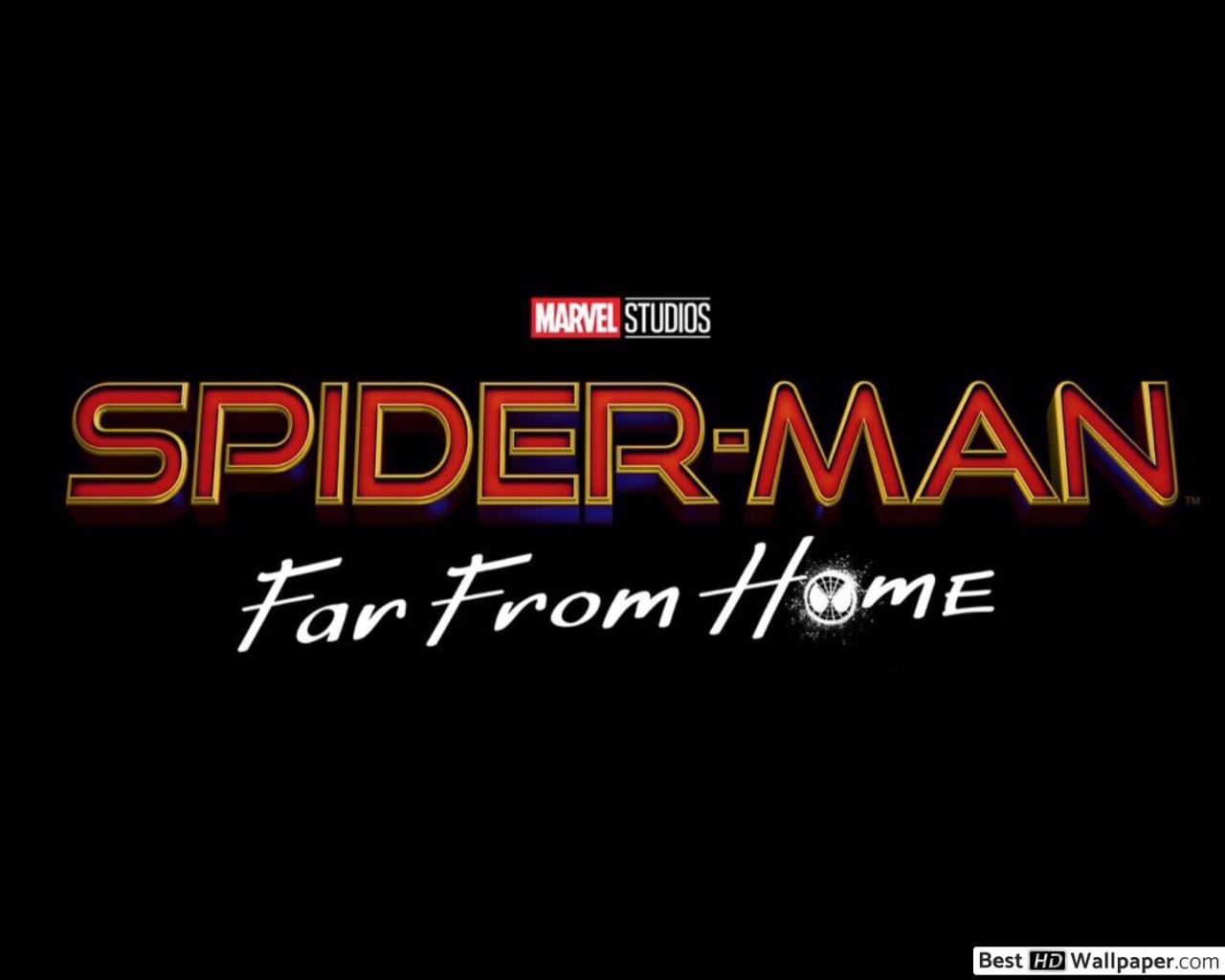 MARVEL STUDIOS Spider Man: Far From Home Logo HD Wallpaper Download