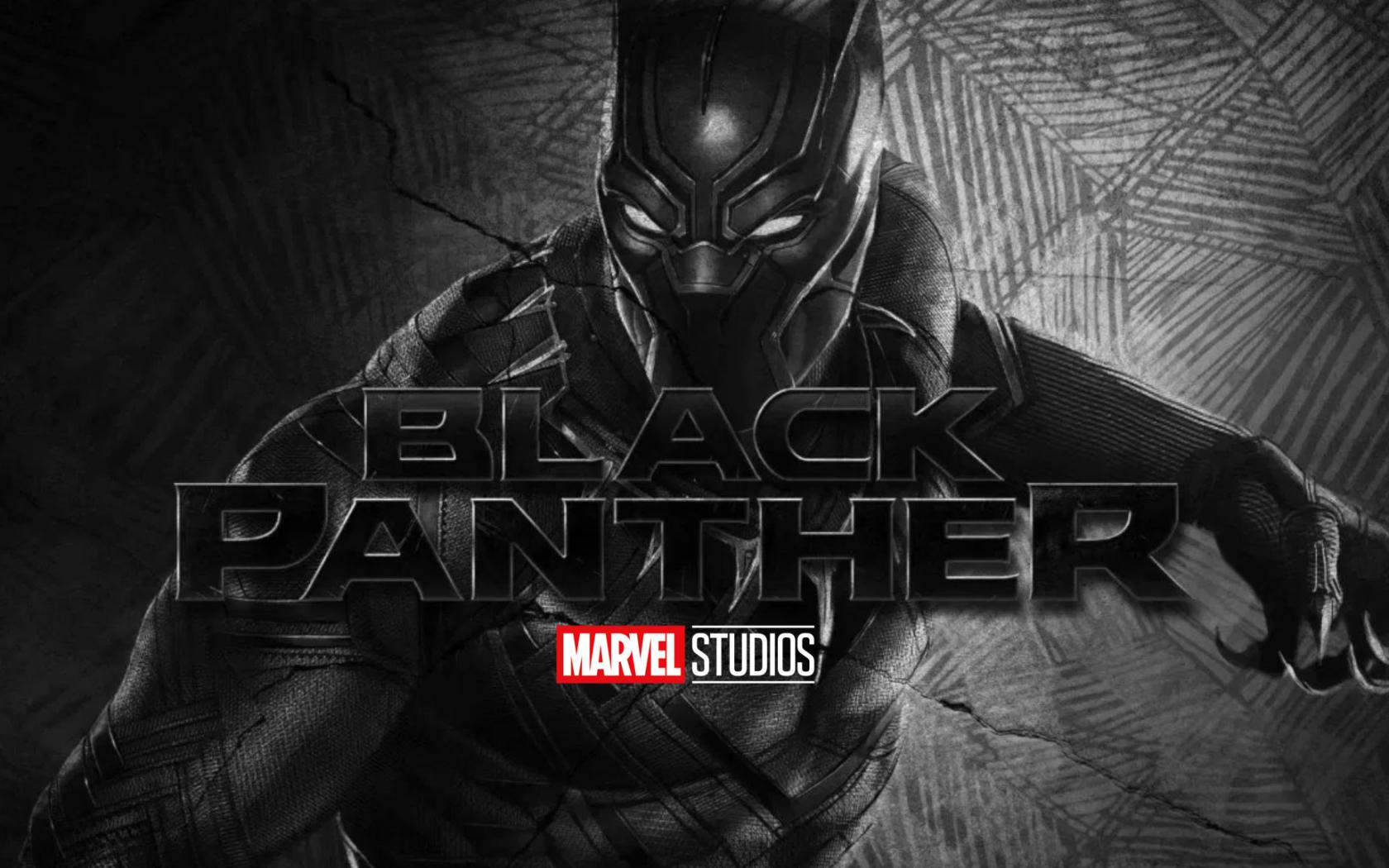 Black Panther Wallpaper with Marvel Studios Logo Wallpaper. Wallpaper Download. High Resolution Wallpaper