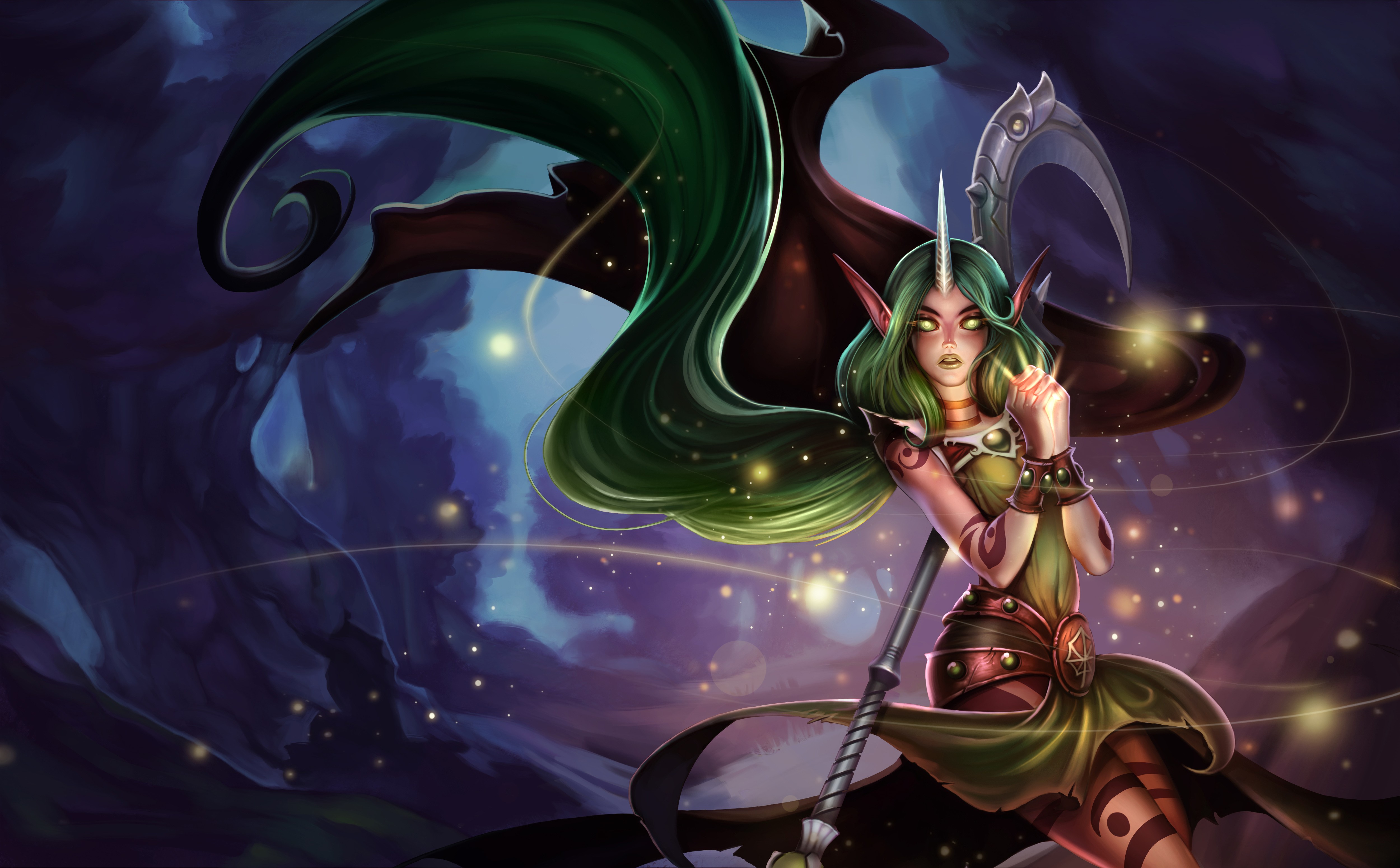 Dryad Soraka. Wallpaper & Fan Arts. League Of Legends
