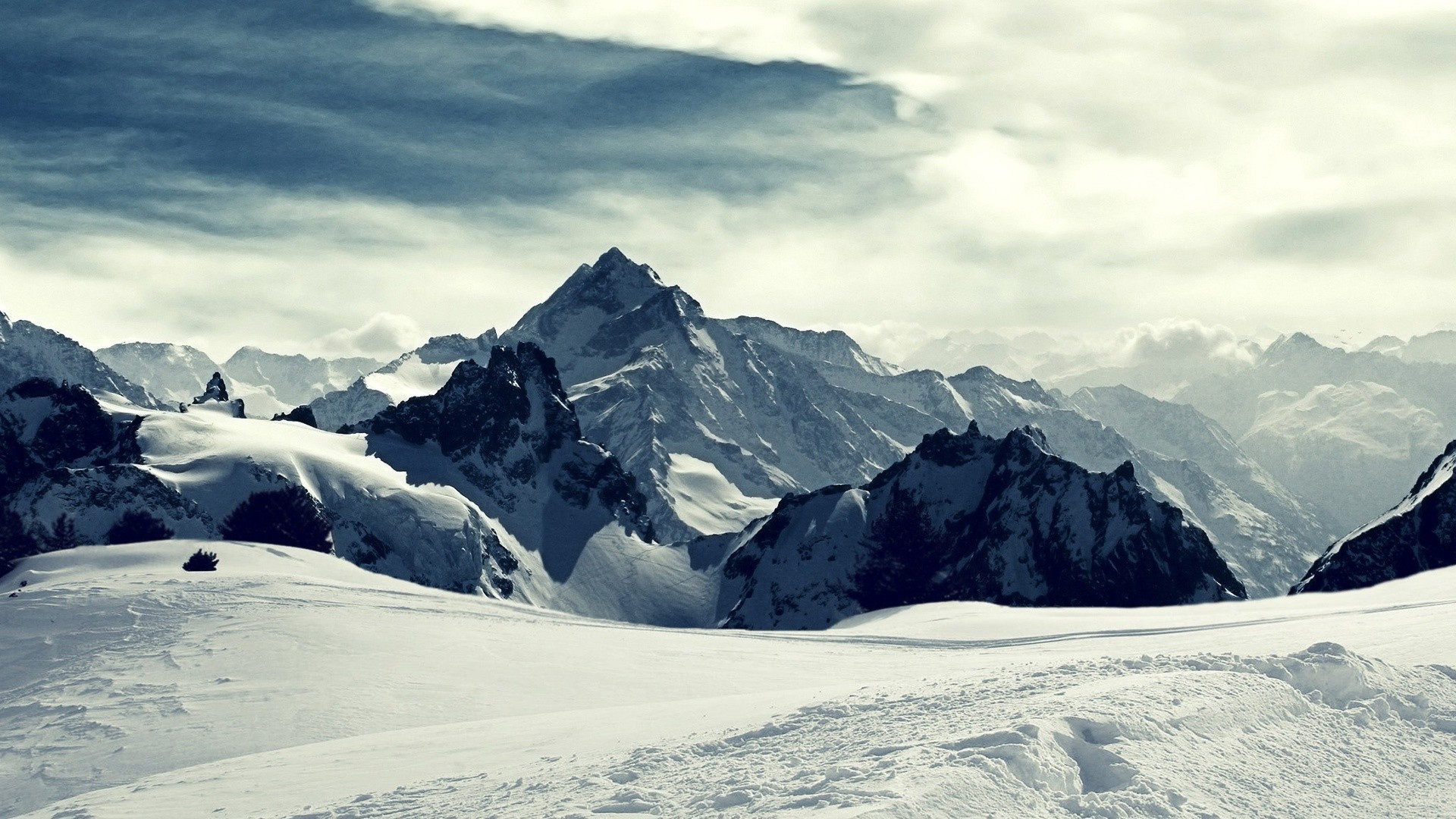 Mountain Peaks wallpaperx1080