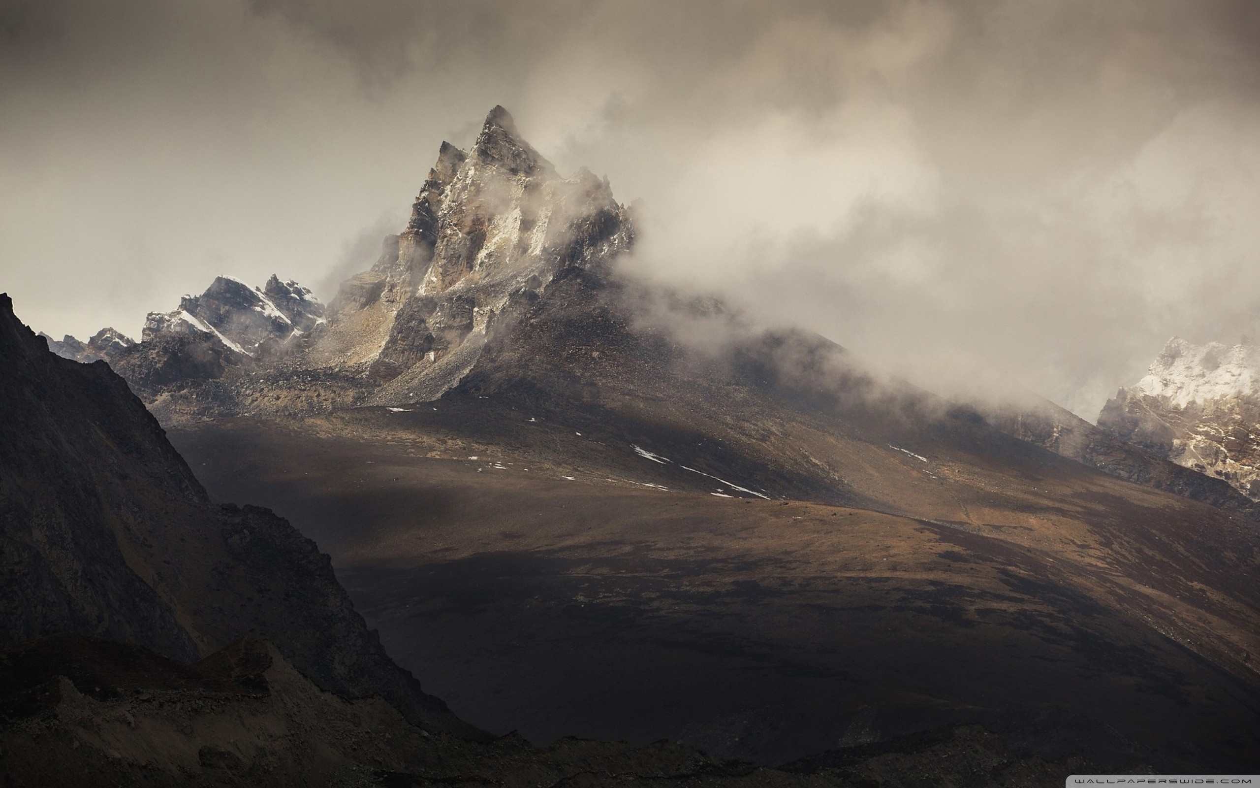 Mountain Peak Landscape HD desktop wallpaper, High Definition, Fullscreen, Mobile, Dual Monitor. Landscape, Landscape wallpaper, Mountains