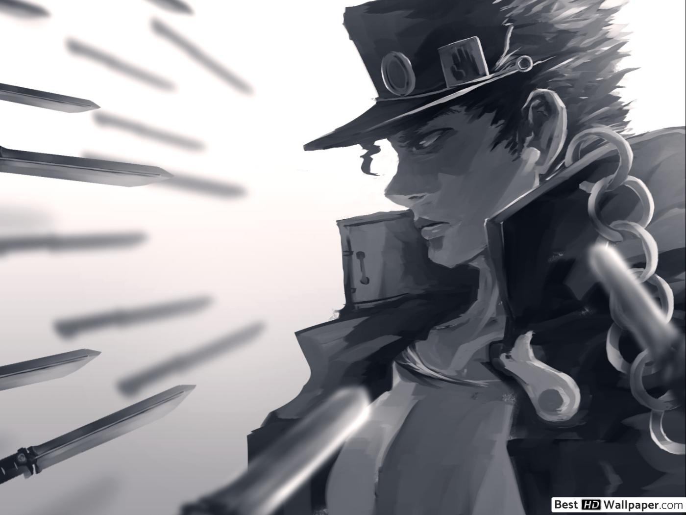 Jojo's Bizzare Adventure, Jotaro Kujo Power The World HD wallpaper download