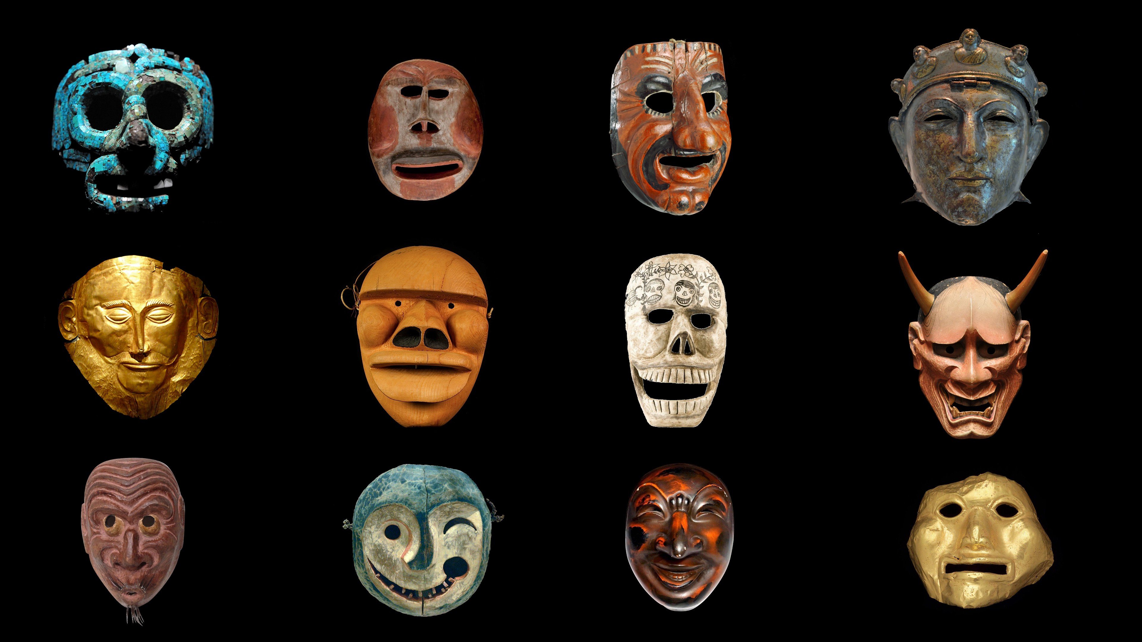 mask, Historic, Museum, Culture, Kabuki, Aztec, Roman, Japan, Anthropology, Celtic Wallpaper HD / Desktop and Mobile Background