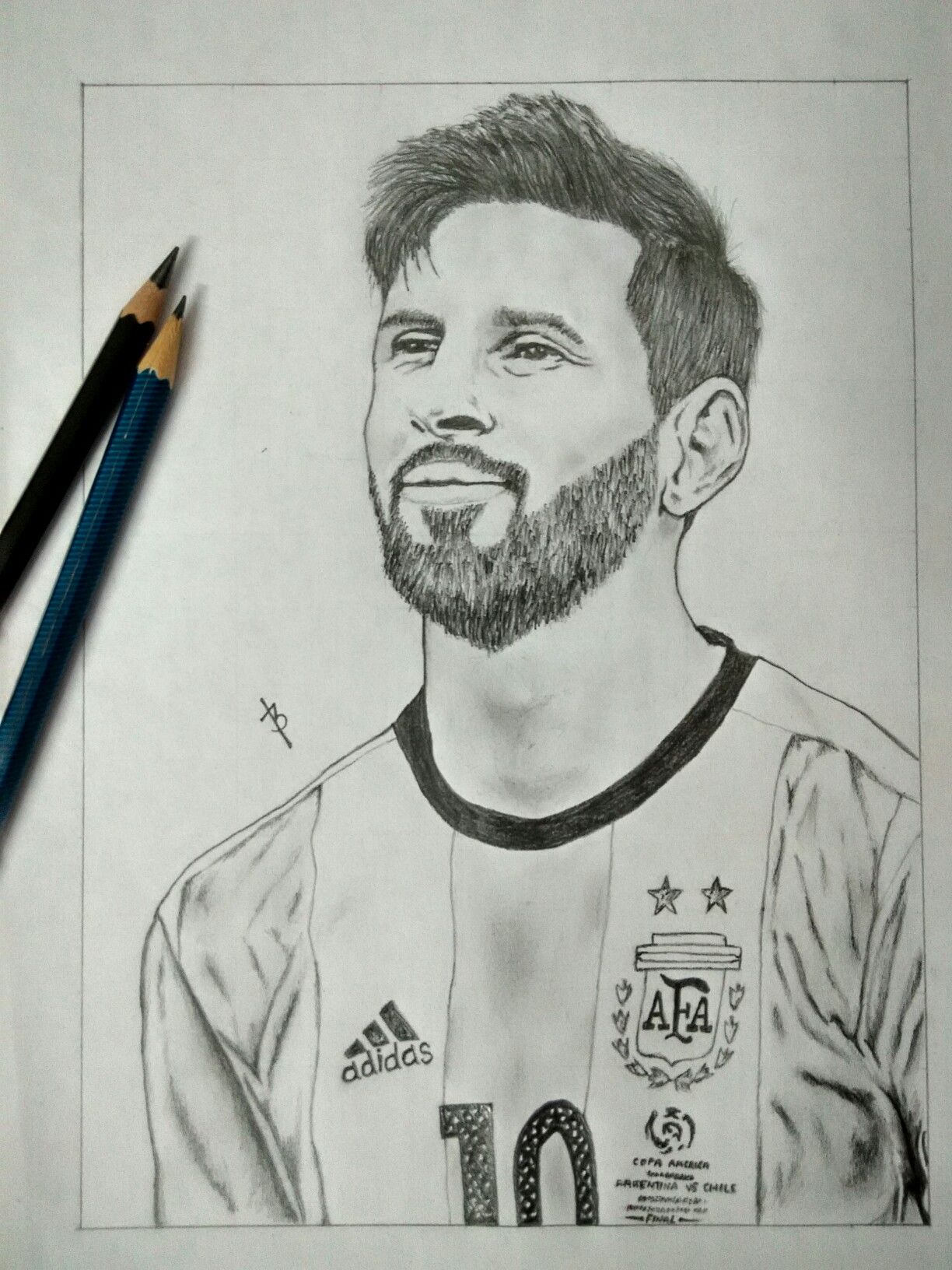 drawing. Messi drawing, Football drawing, Messi