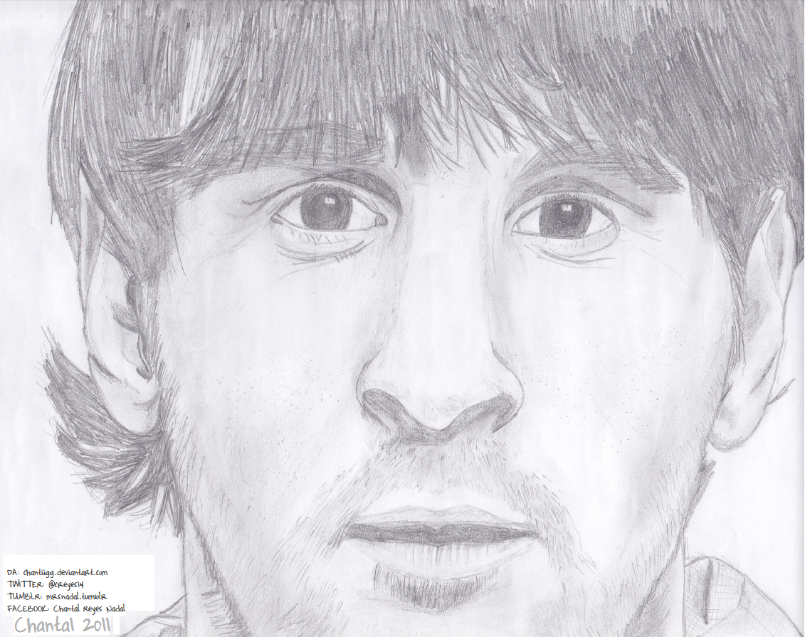 Leo Messi Drawing Andres Messi fan Art